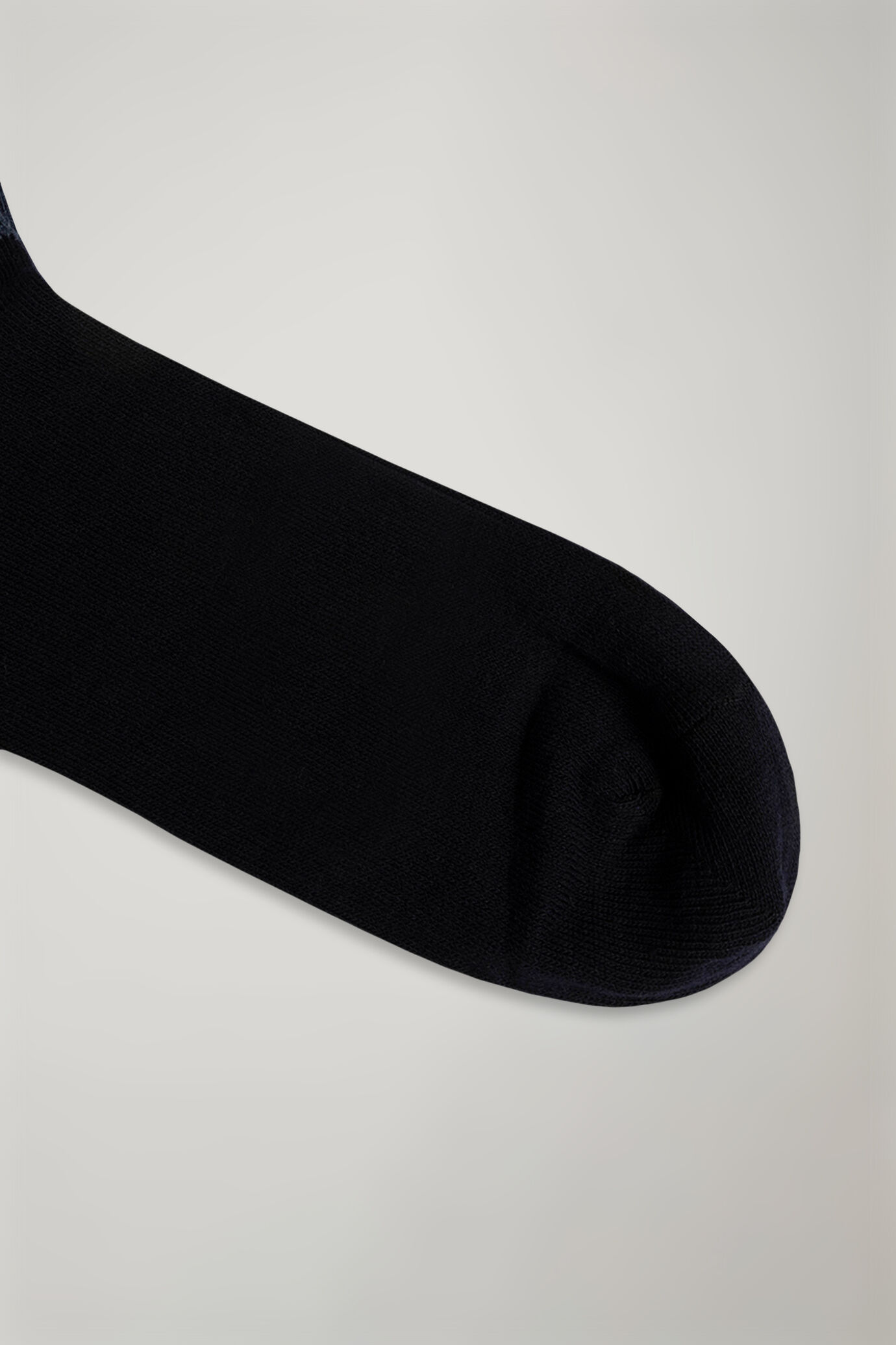 Lange Stricksocke mit Rautenmuster made in italy image number 1