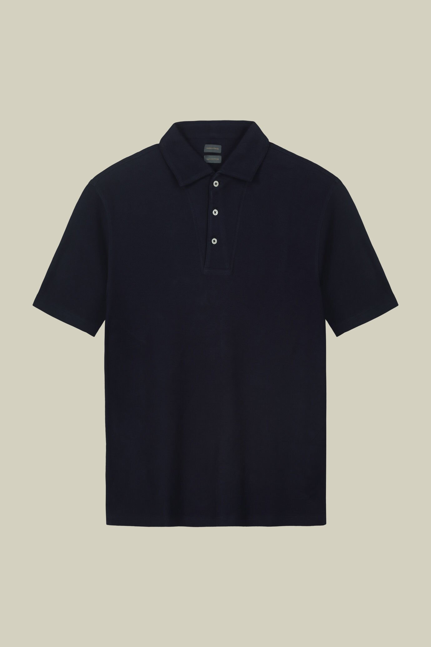 Polo homme, manches courtes, en 100% coton léno anglais image number 4