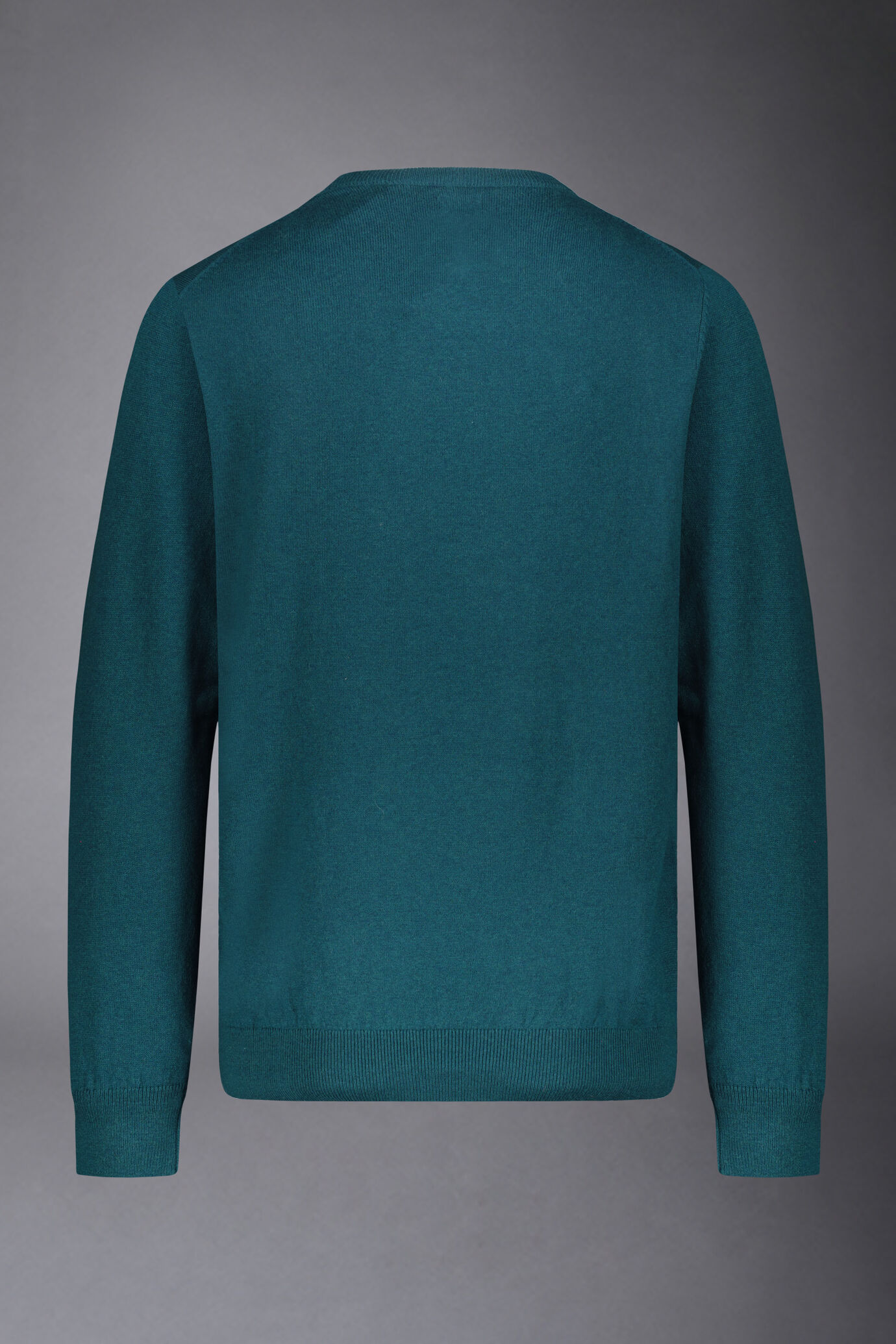 Pullover mit Rundhalsausschnitt aus Wolle und Baumwolle image number 5