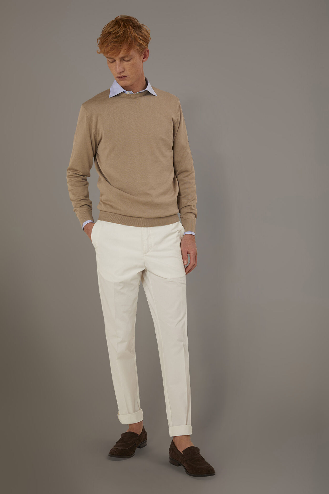 Pantalone chino uomo classico image number 1