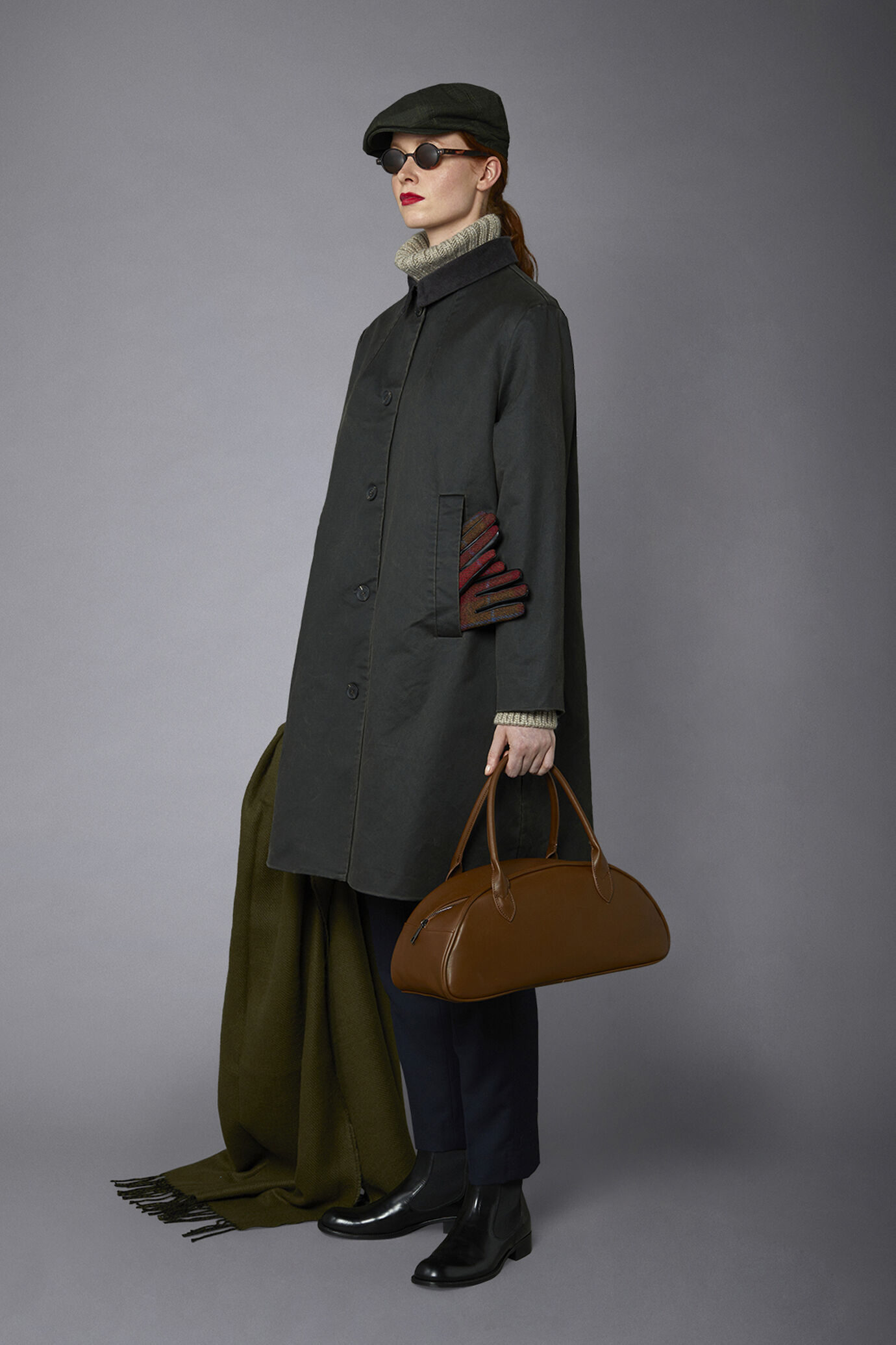 Impermeabile donna in cotone cerato image number 1