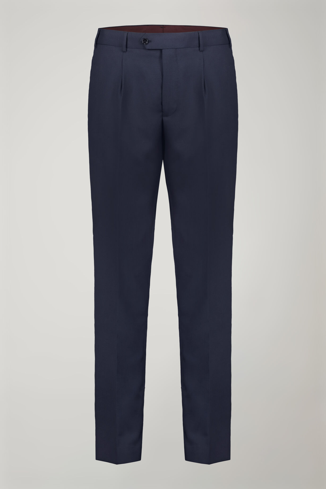 Men's double-breasted Wool Blend suit with classic single-breasted trousers and unlined double-breasted jacket with regular fit lance lapels image number 6