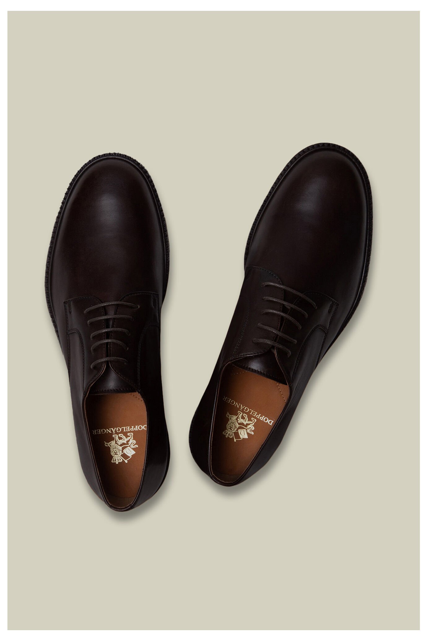 Scarpa uomo derby 100% pelle image number 4