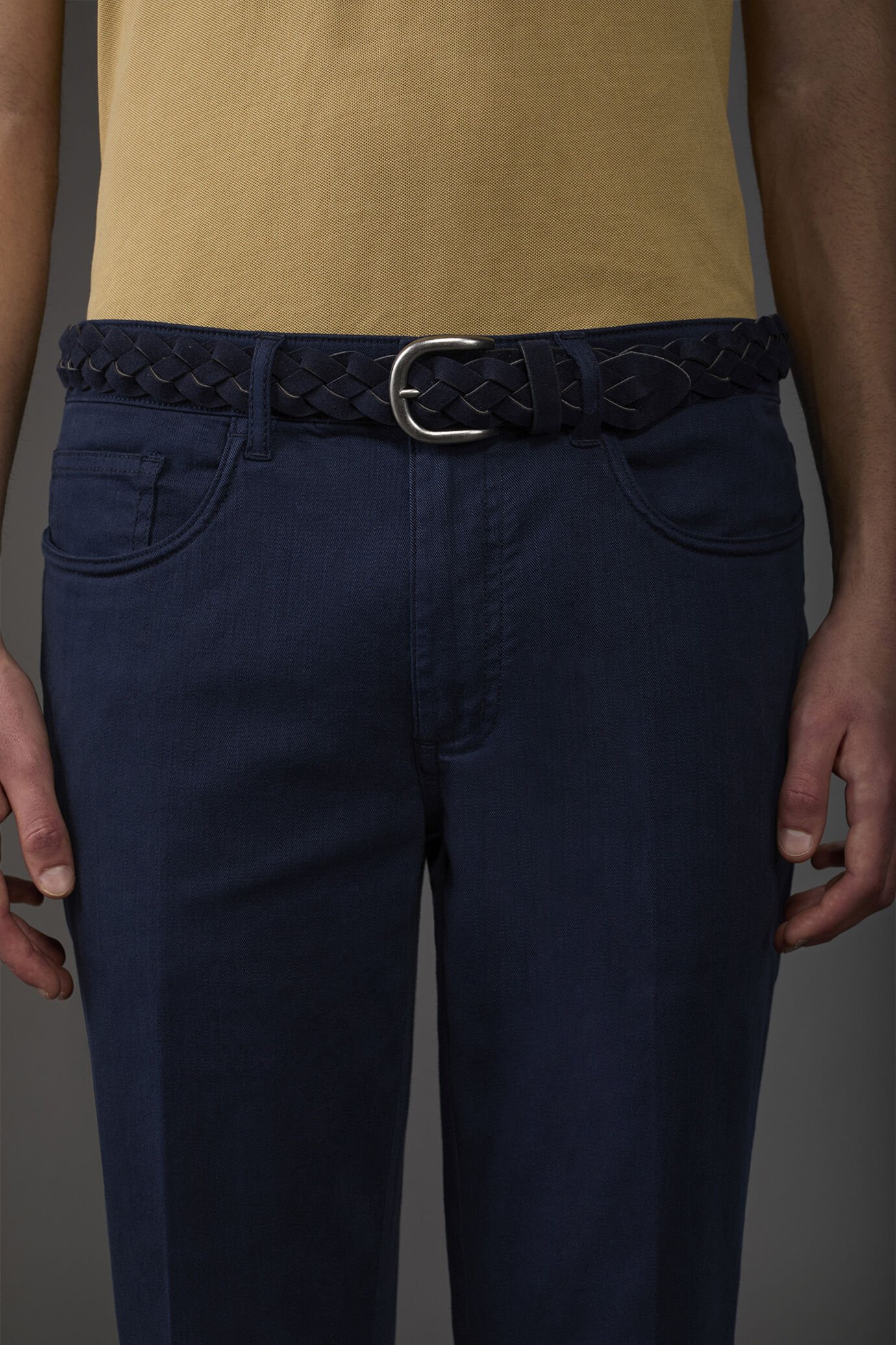 Men's woven belt