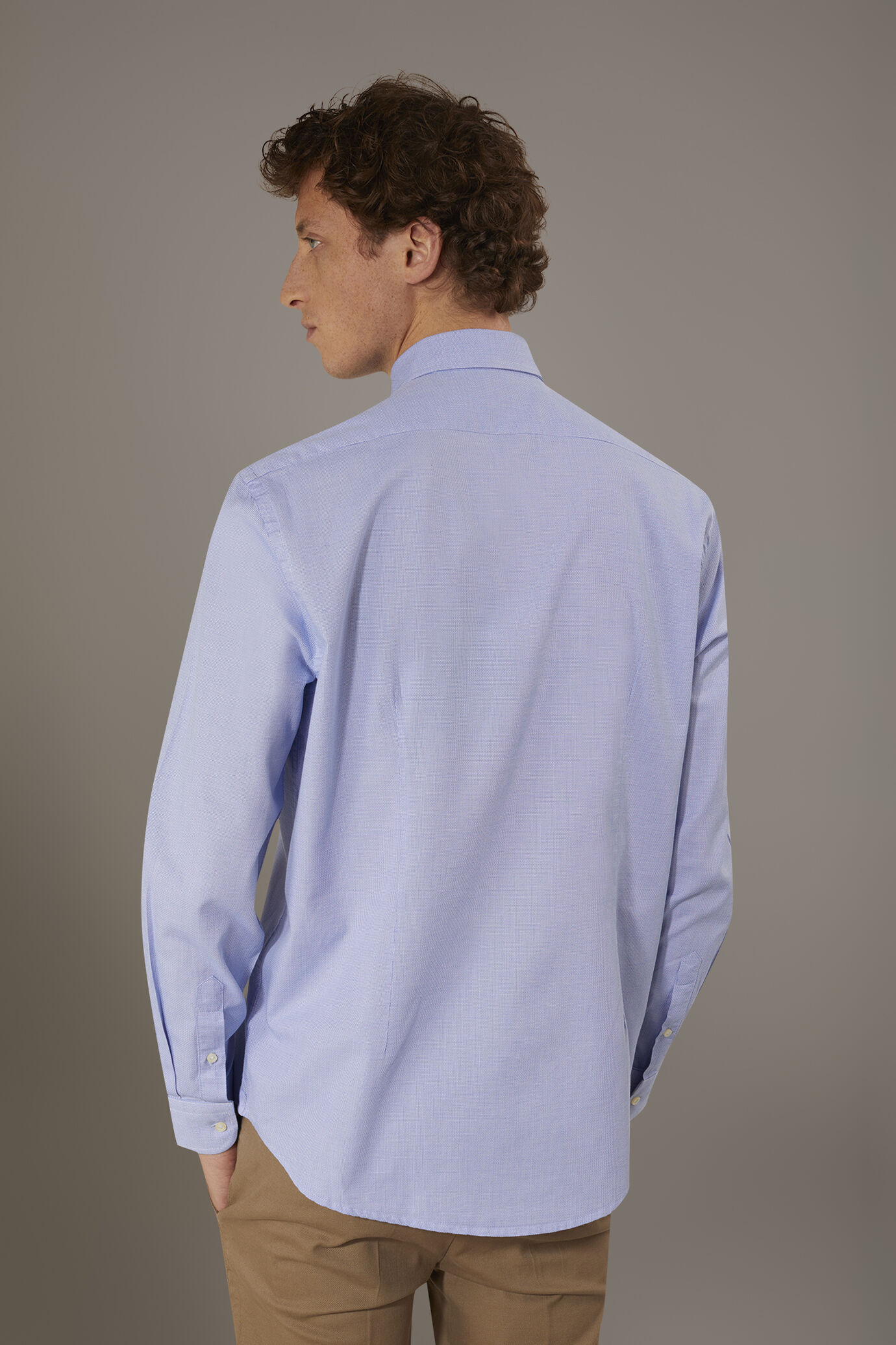 Doppelganger Camicia classica collo francese uomo tinta unita Doppelganger Camicia classica collo francese uomo tinta unita