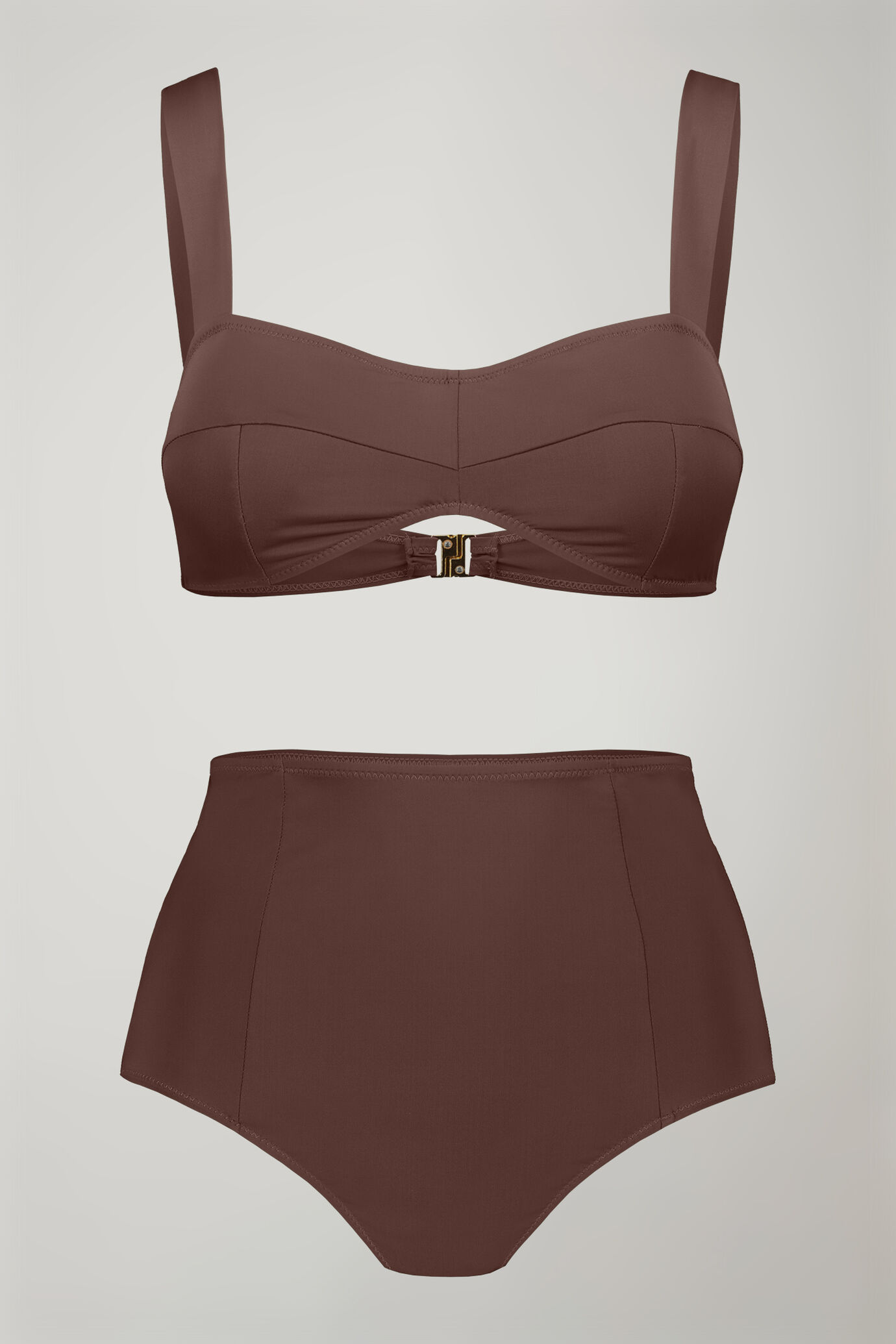 Maillot de bain femme en tissu stretch coupe régulière image number 5