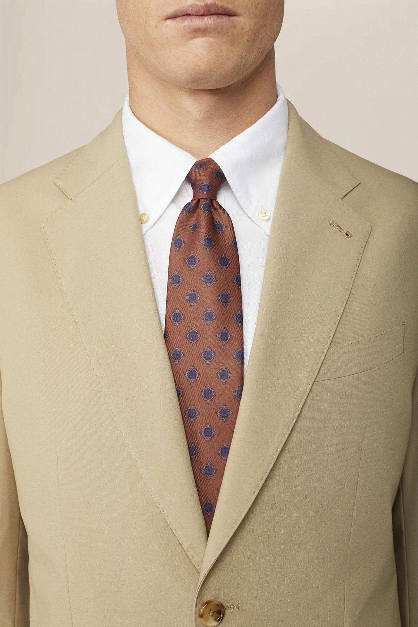 Plain men's suit, regular fit image number 2