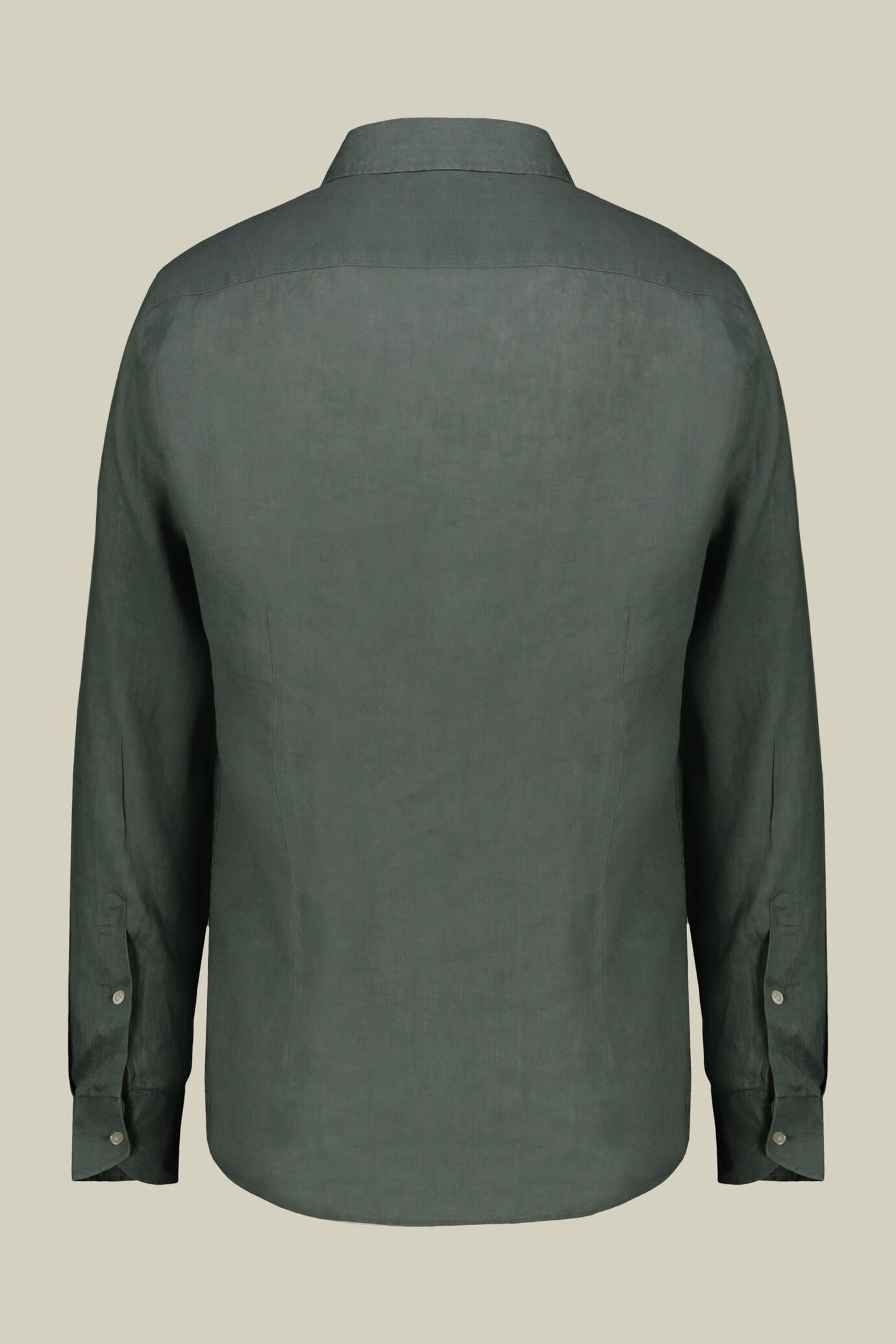 Camicia uomo casual collo classico 100% lino image number 6