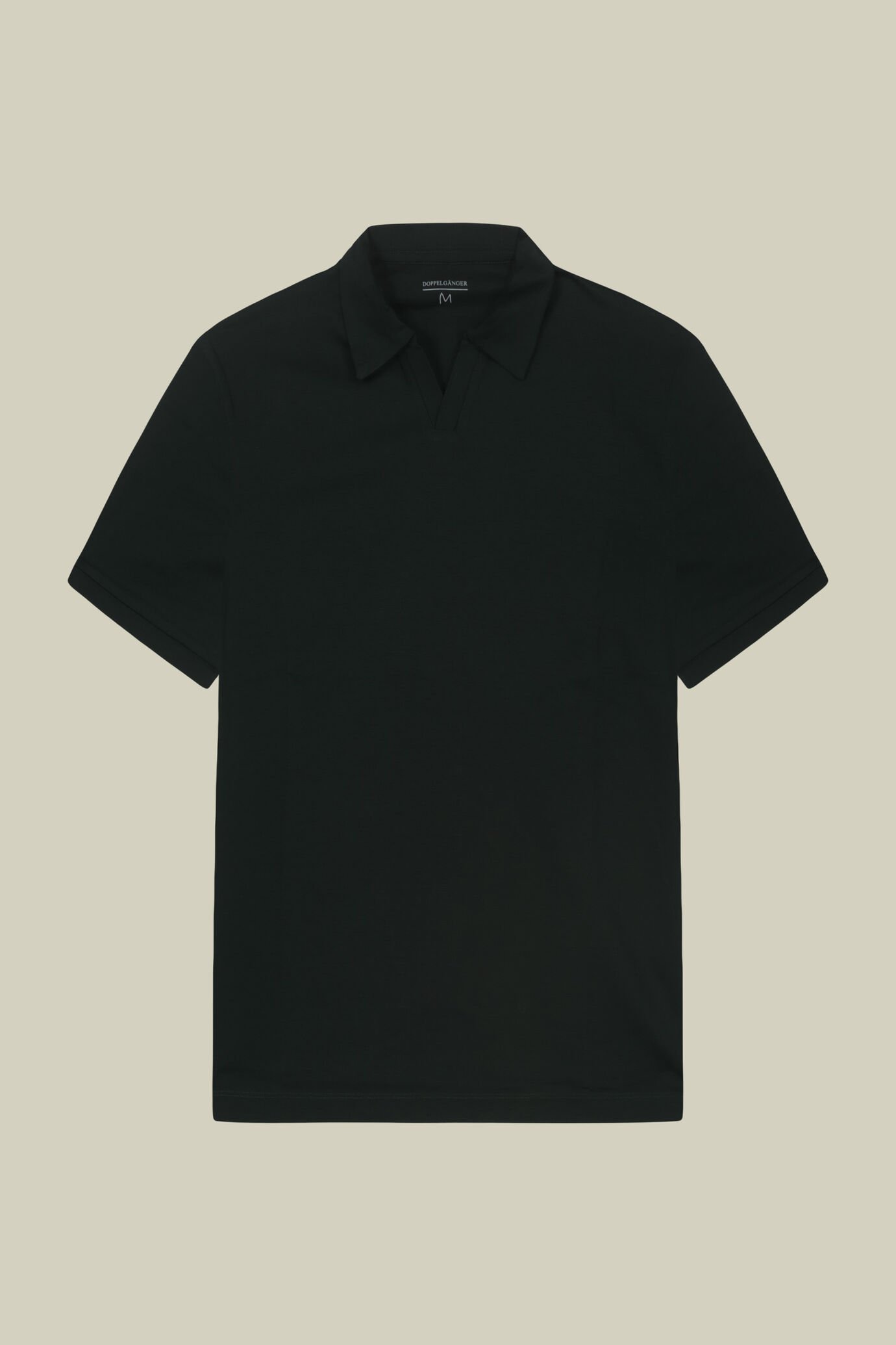 Men's polo shirt with Derby collar in 100% cotton, regular fit