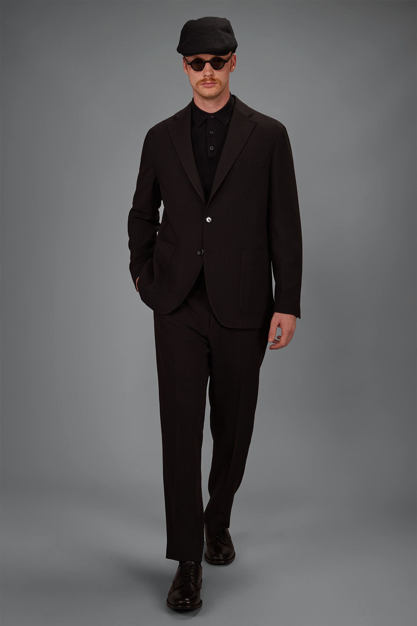 Men&rsquo;s unlined Single-Breasted jersey jacket regular fit image number 0