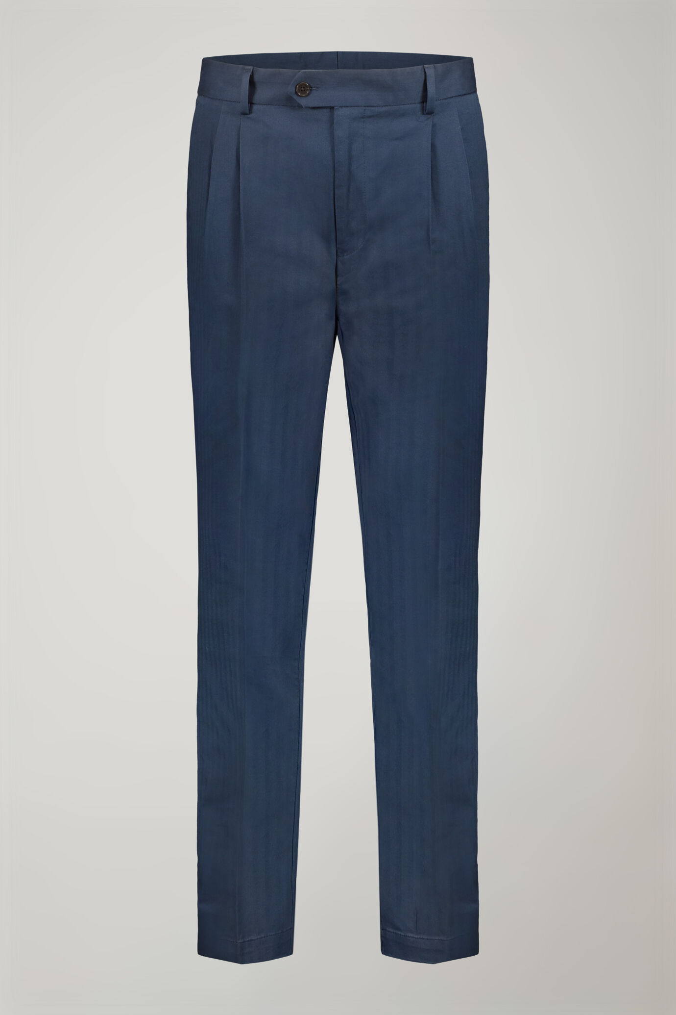 Pantalone uomo classico con doppia pinces regular fit image number 4