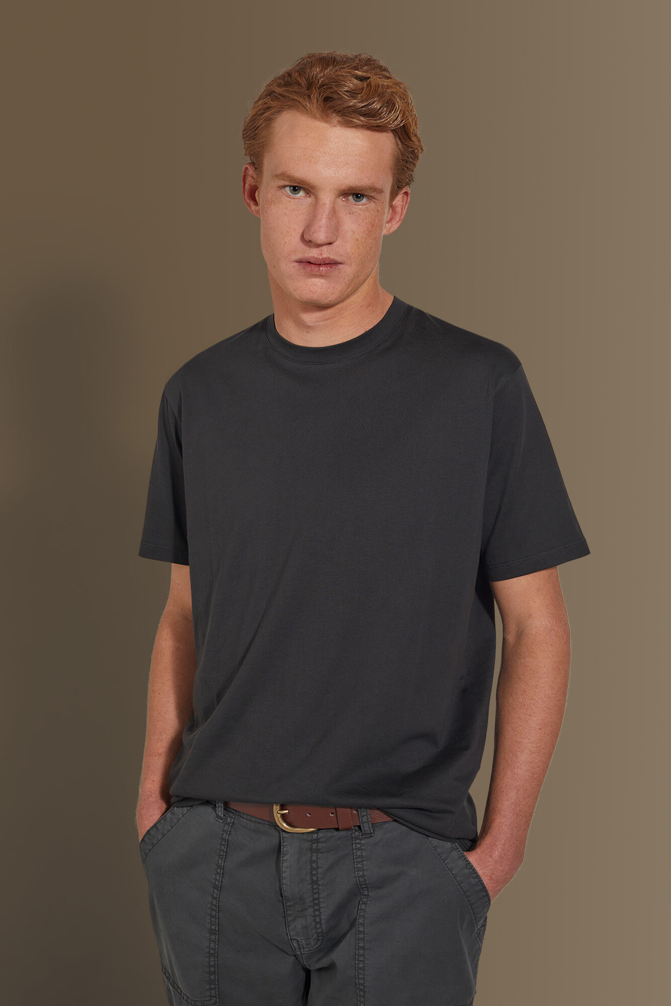 T shirt top uomo 100 cotone