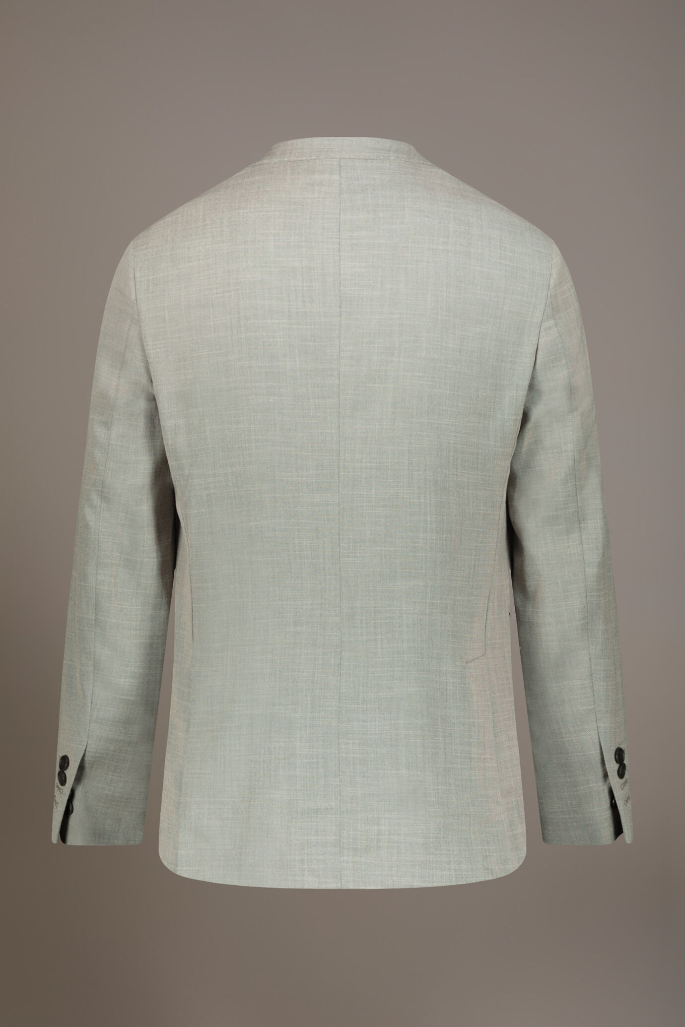 Regular fit single-breasted suit in grisaille fabric image number 5