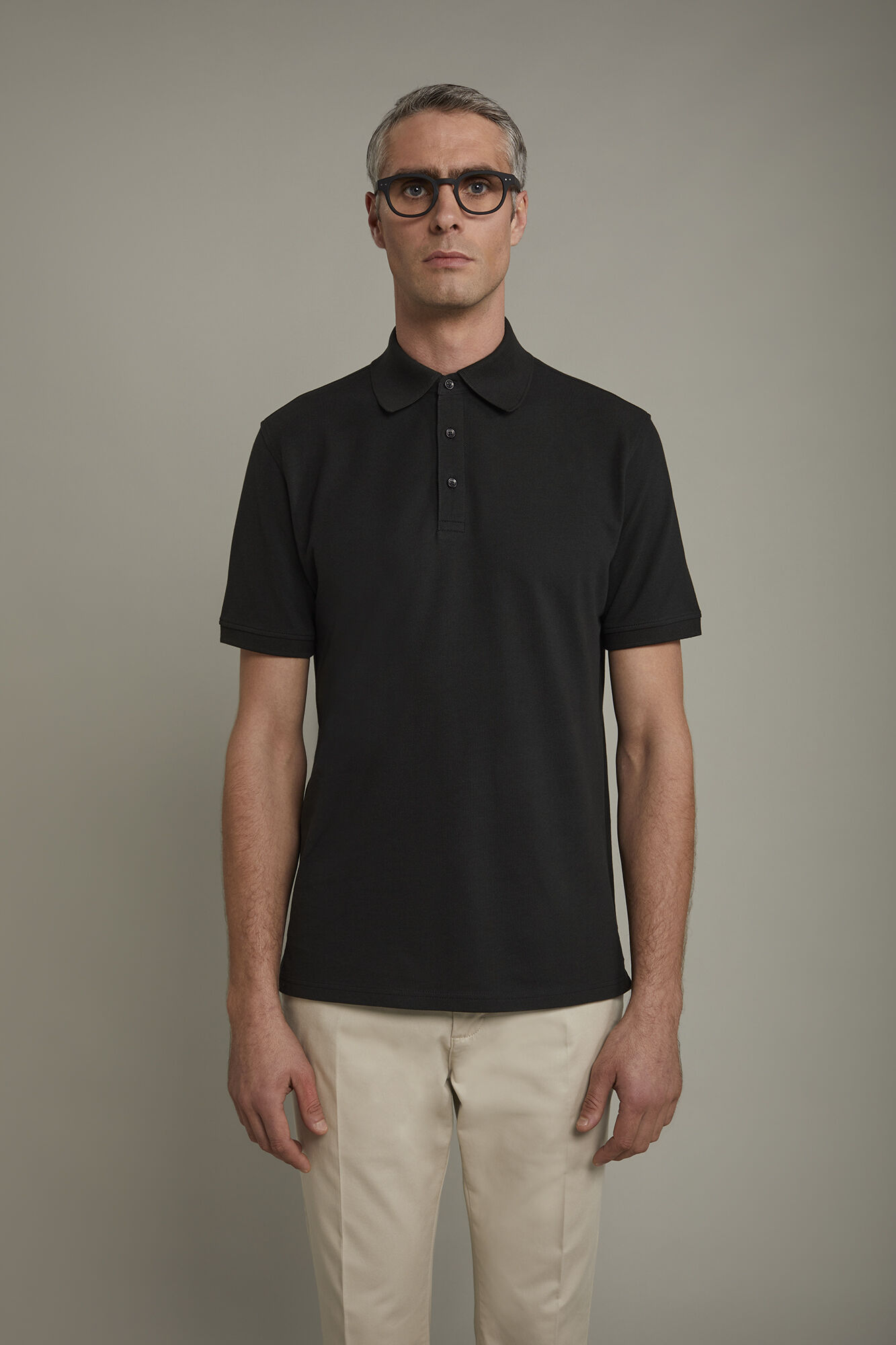 Polo homme a manches courtes en 100 coton pique coupe reguliere Doppelganger Polos Uomo Online