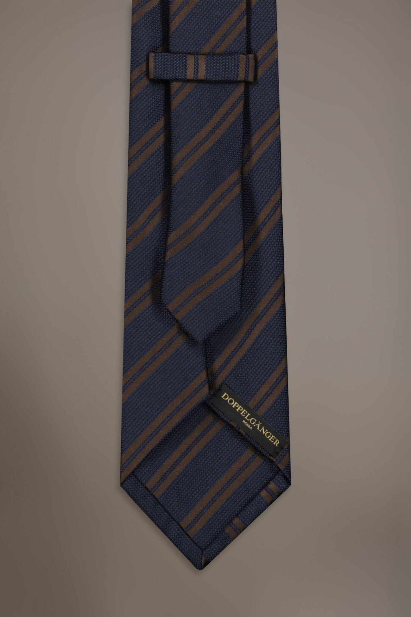 Bamboo blend tie regimental design image number 1