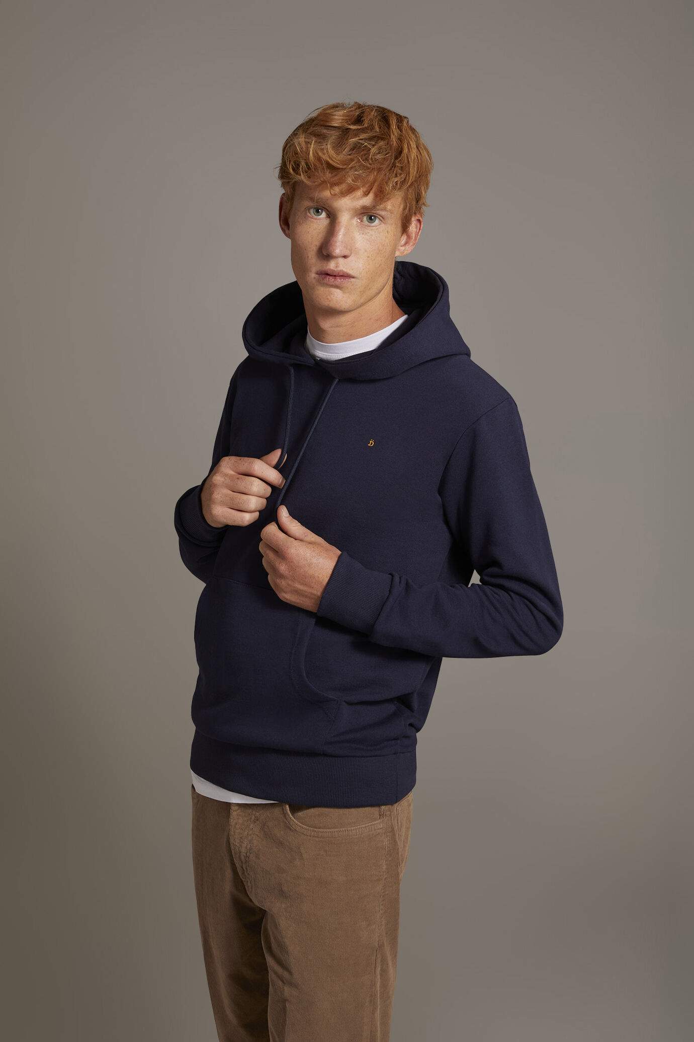 100% cotton Hoodie sweatshirt made in Italy image number 1