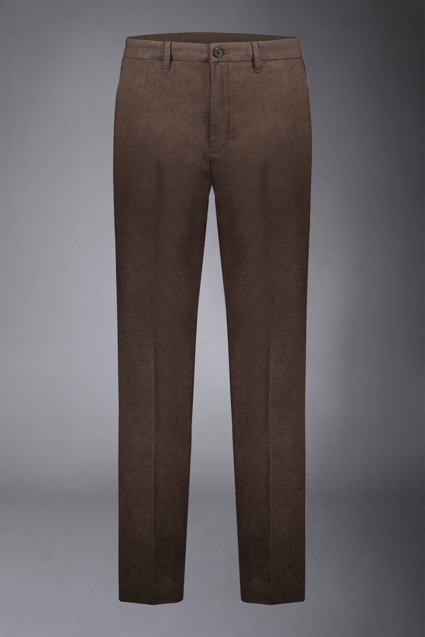 Pantalon chino en sergé mélangé regular fit image number 4