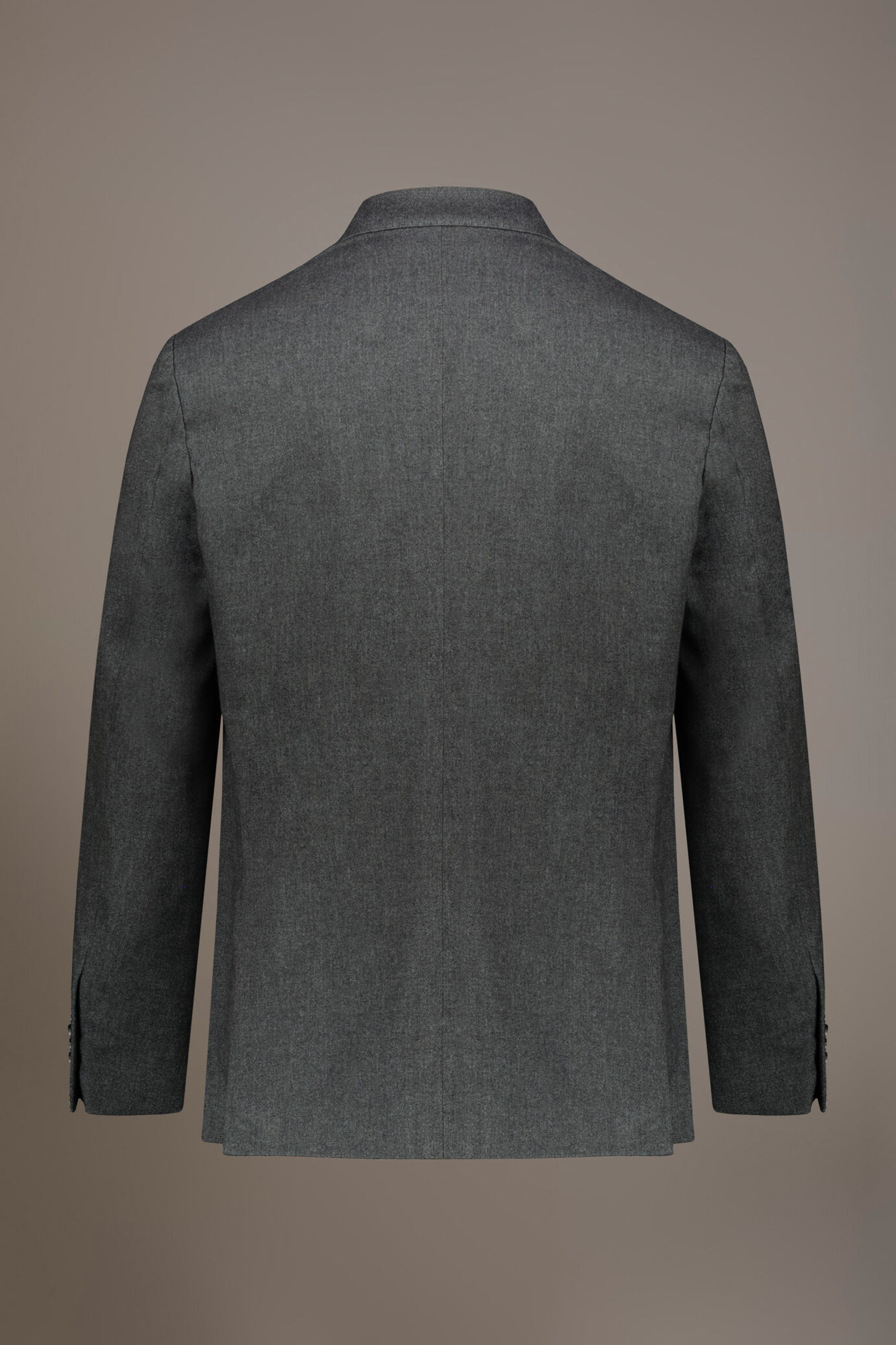 Abito monopetto regular fit tessuto misto cotone stretch image number 6