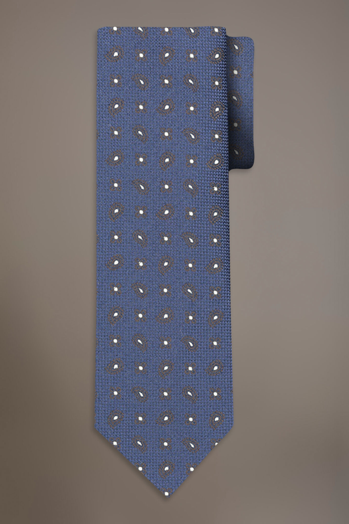 Cravatta misto bamboo fantasia cashmere image number 0