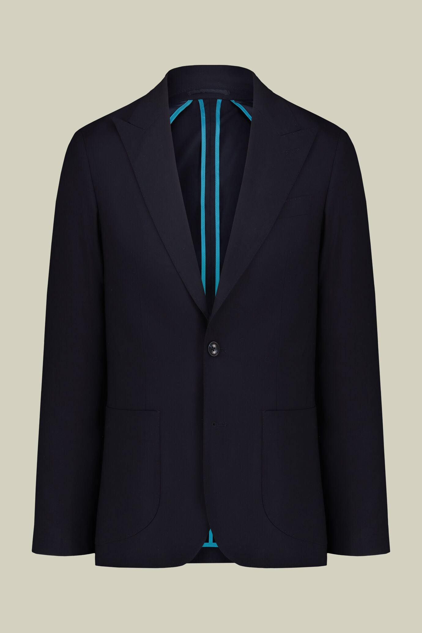 Herrenanzug, einreihig, mit Zwei-Knopf-Sakko und Spitzrevers image number 0