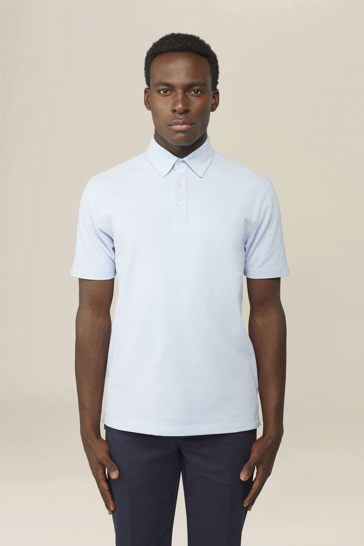 Polo uomo in 100% cotone piquet regular fit image number 0