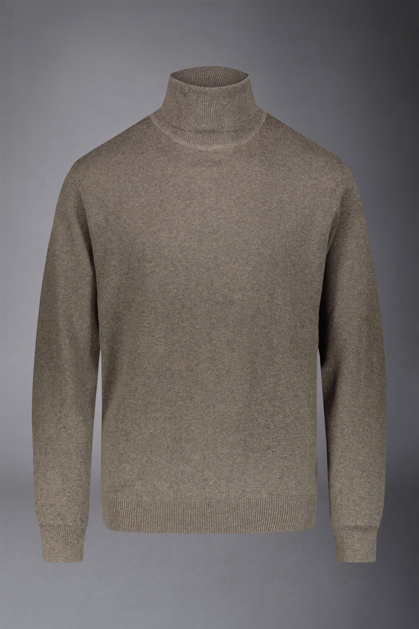 Maglia uomo dolcevita lana e cotone image number 3