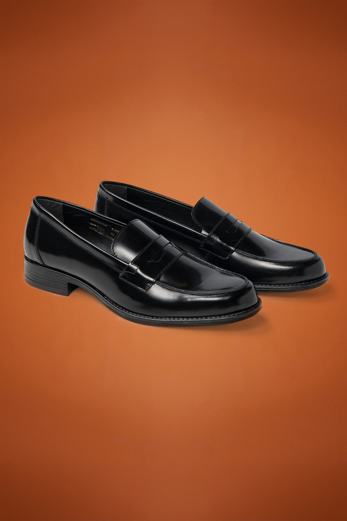 Mocassin classique 100% cuir avec semelle en caoutchouc image number 0