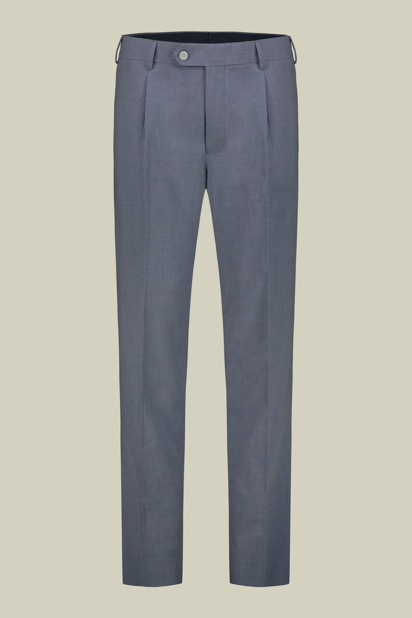 Einreihiger Herrenanzug mit Bügelfaltenhose aus Bi-Stretch-Stoff image number 6