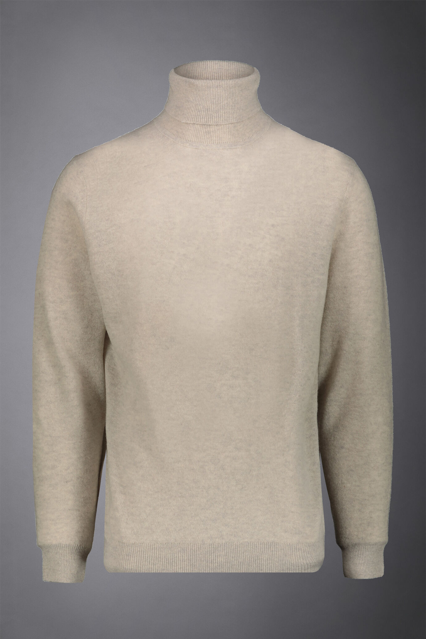 Maglia uomo collo alto in misto lana lambswool regular fit image number 4