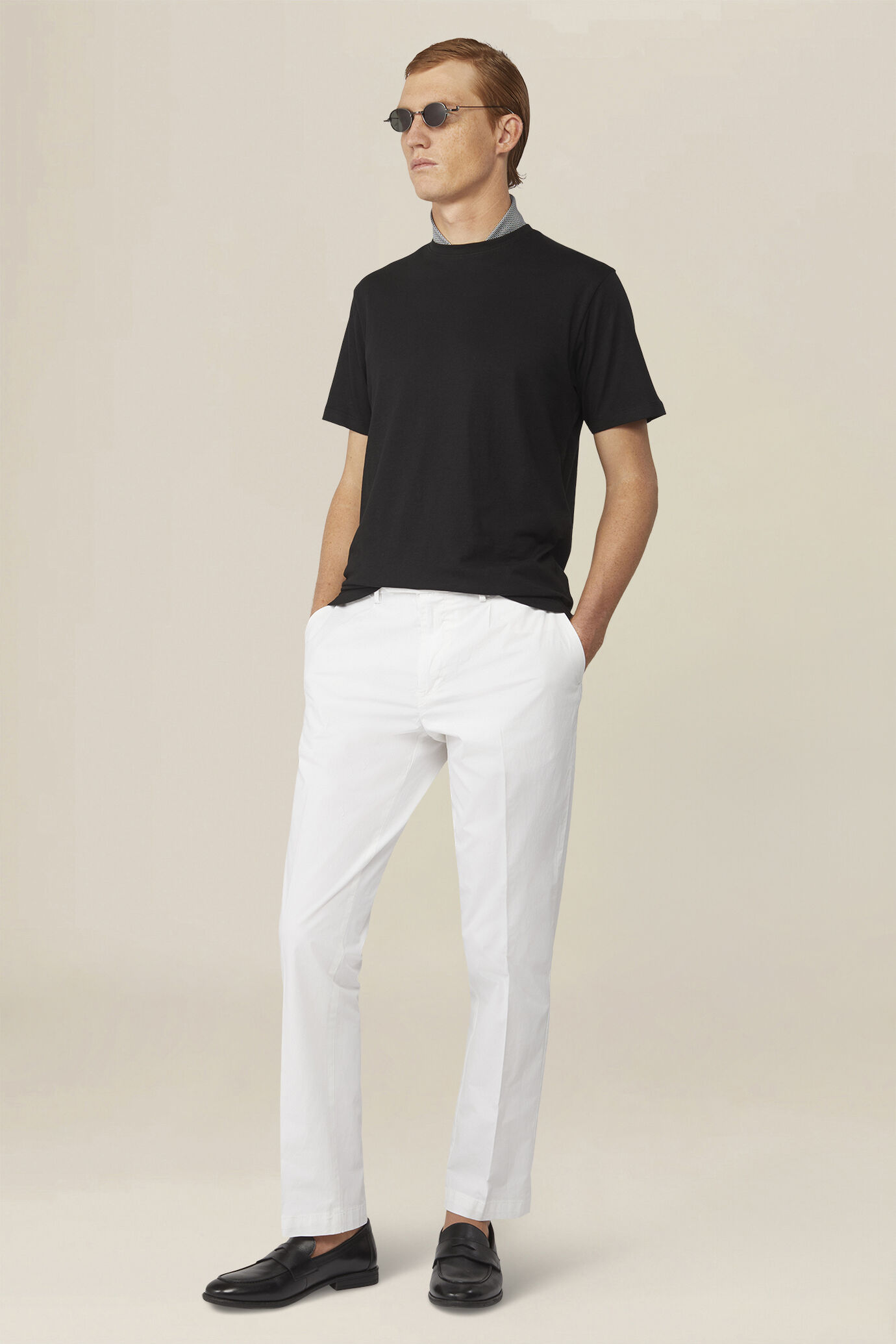 Men's regular fit 100% cotton jersey T-shirt image number 1