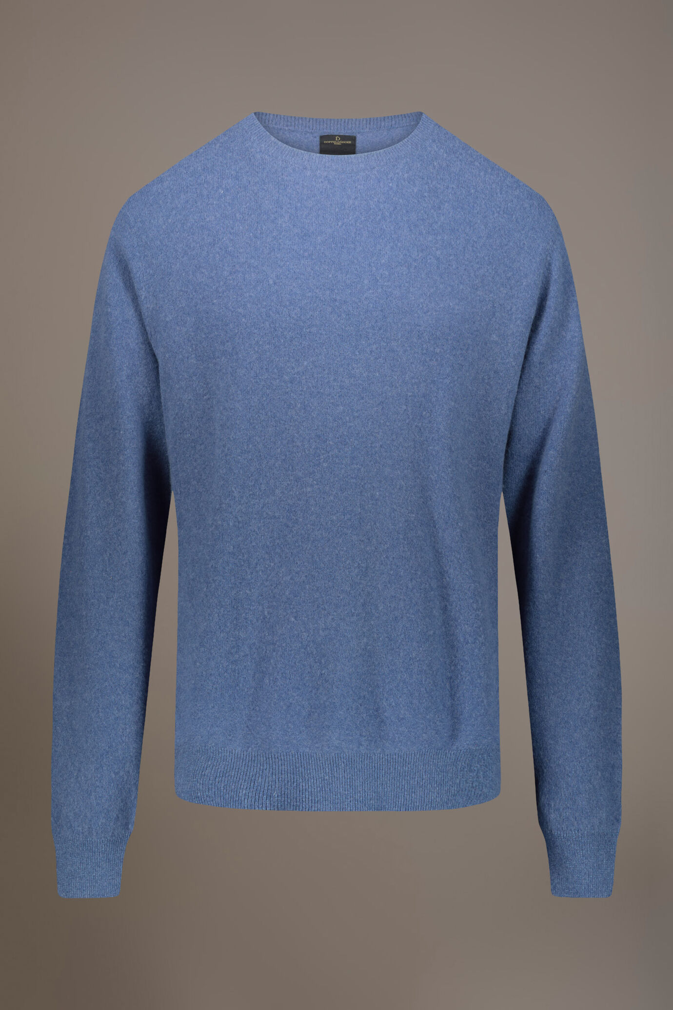 Round neck lambswool blend sweater image number 4