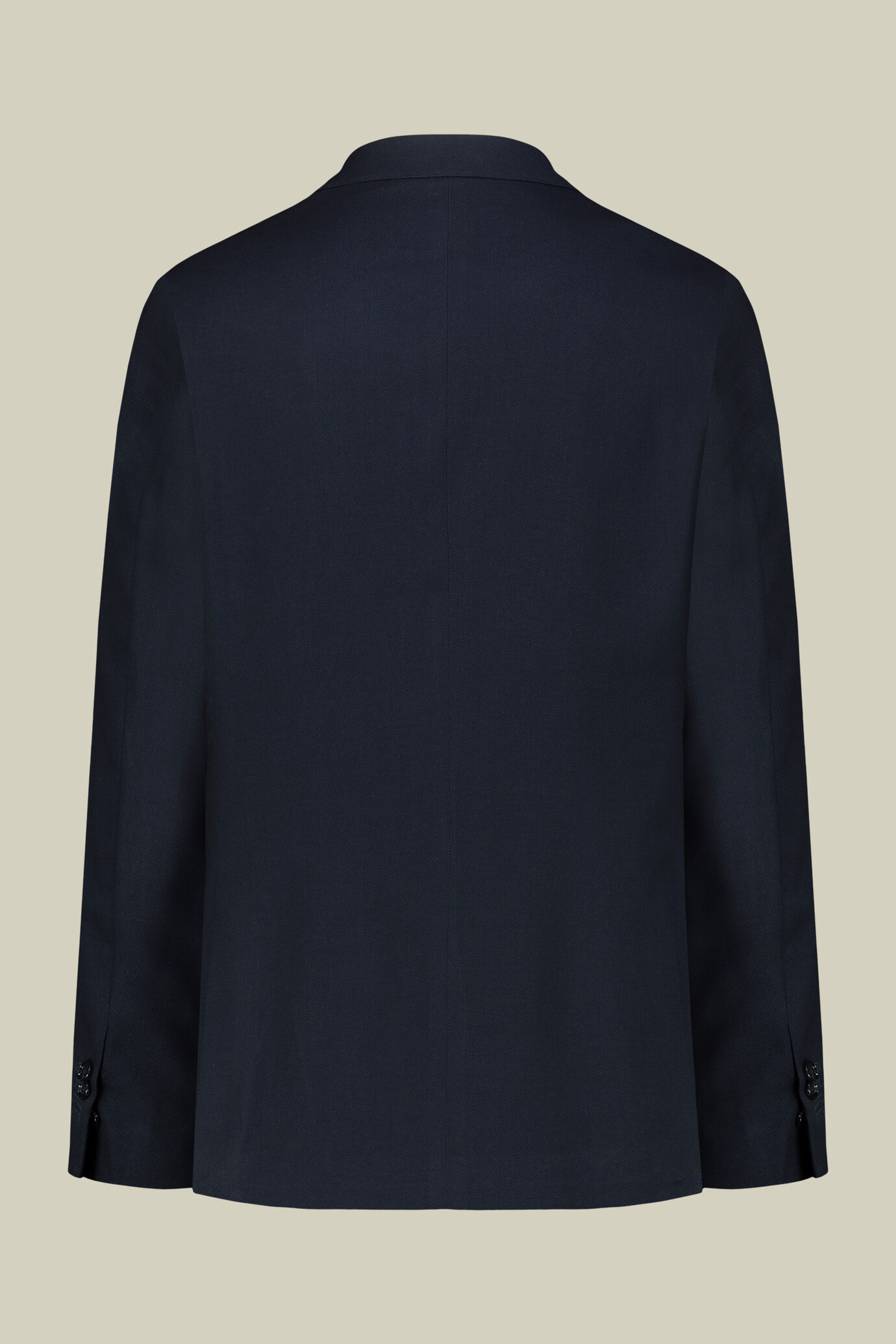 Men's regular fit single-breasted suit in birdseye fabric image number 5