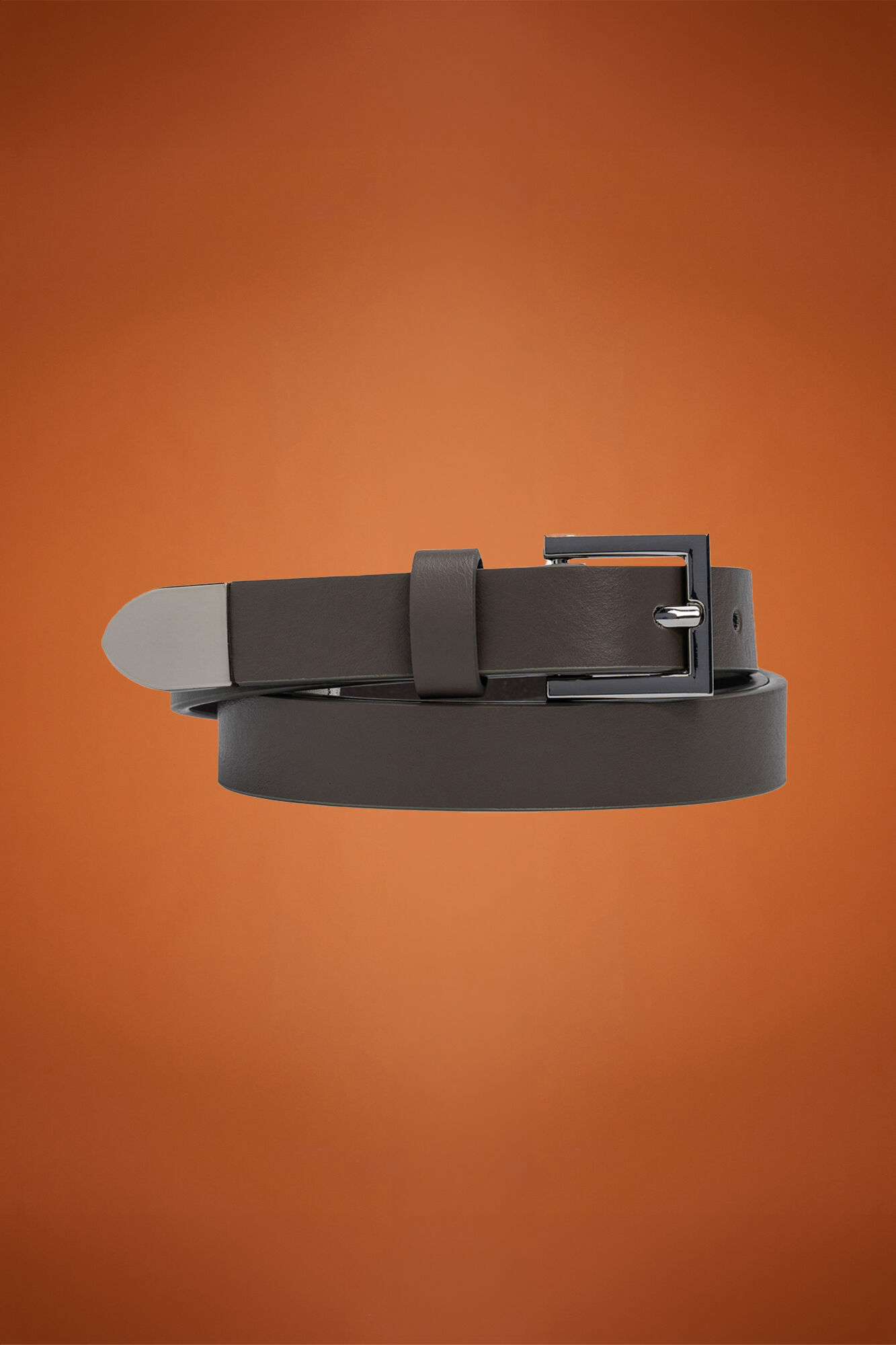 COAI Collana Unisex con Catena in Acciaio Inox e Pendente Dente di Lupo in Occhio di Tigre Marrone