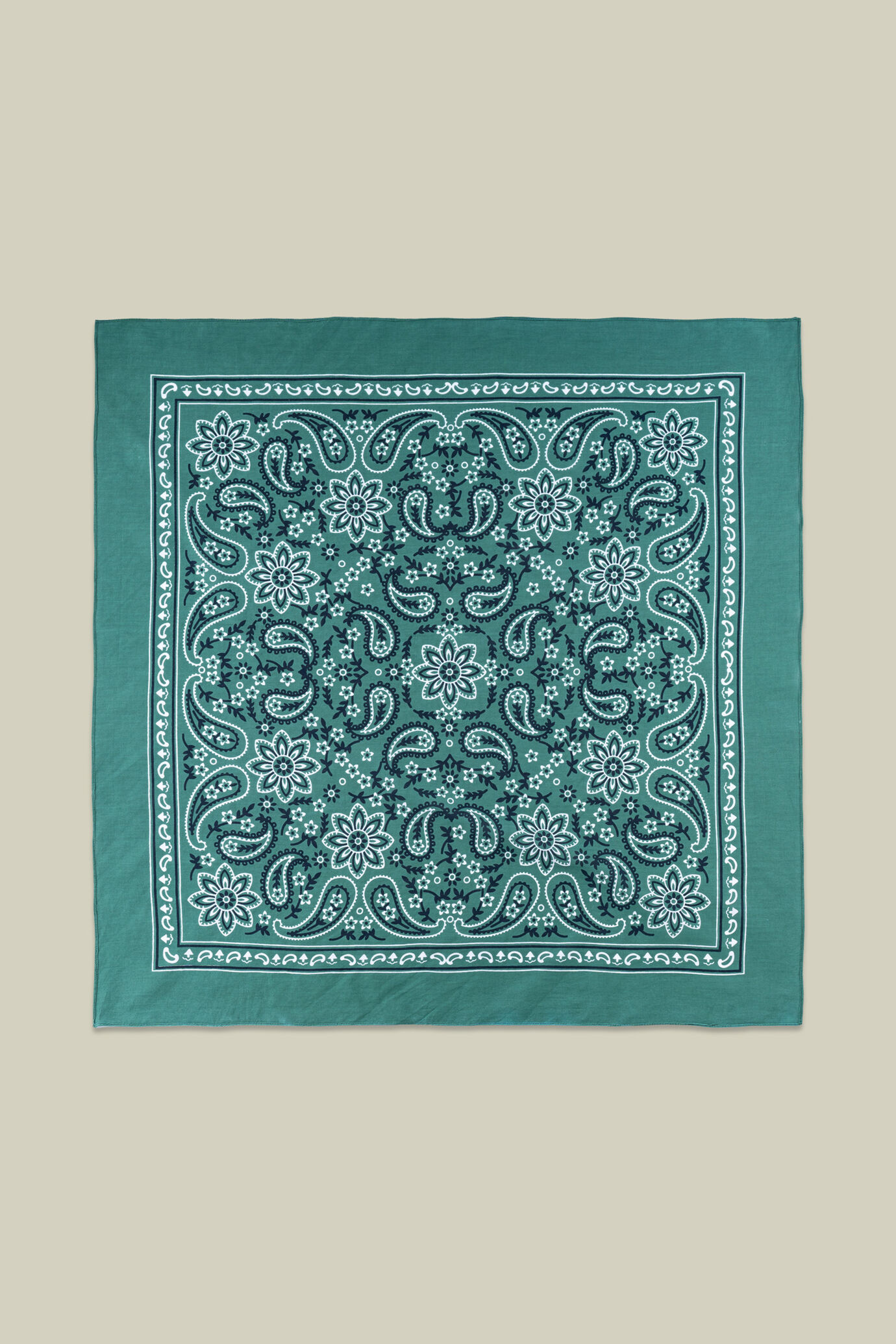Foulard uomo fantasia macro paisley image number 1