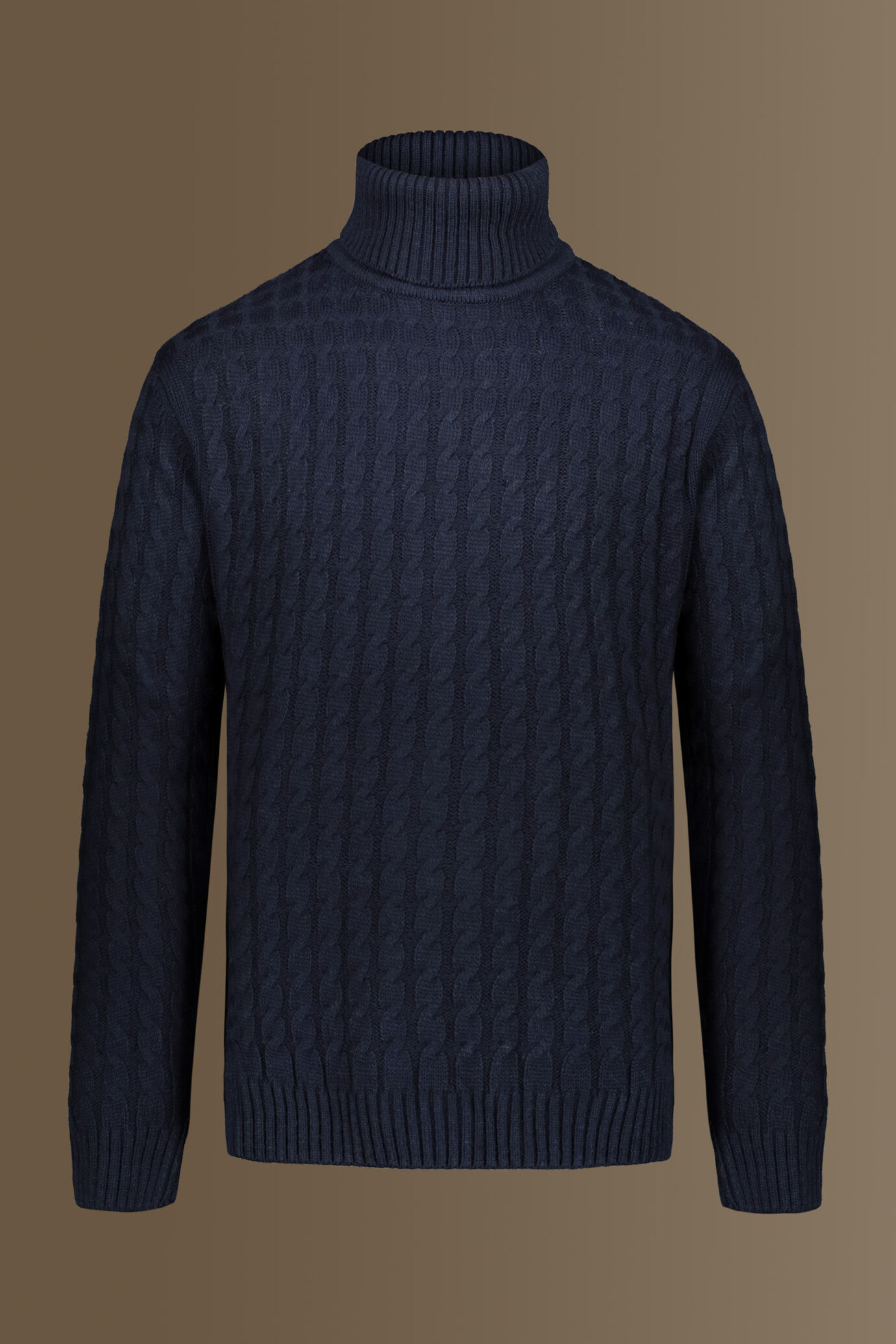 Turtle neck sweater, wool blend image number 0