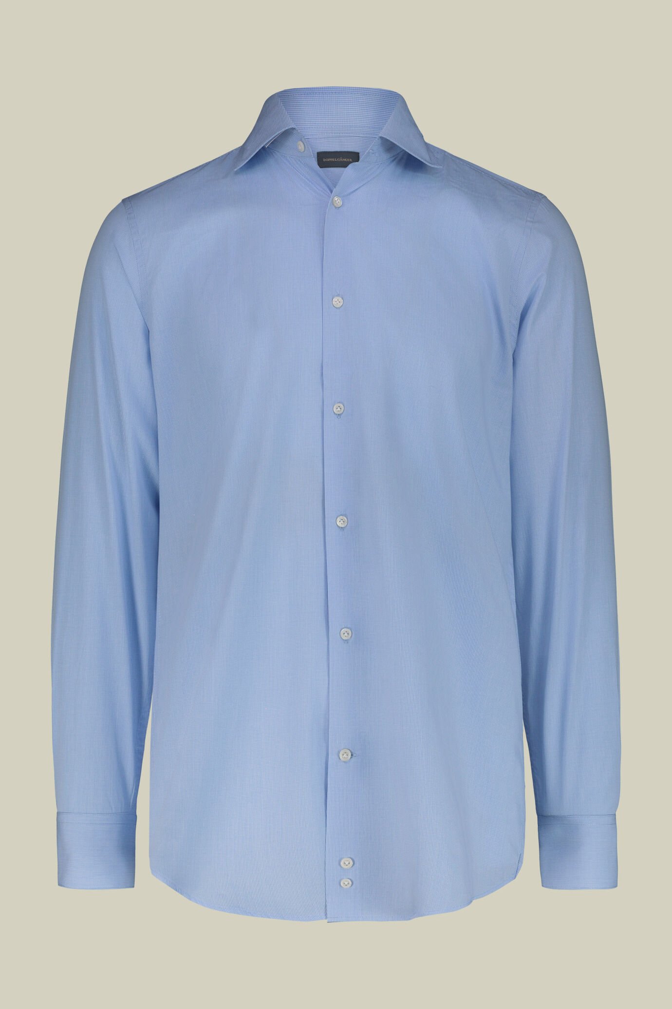 Camicia uomo collo classico in tessuto 100% cotone superlight oxford image number 4