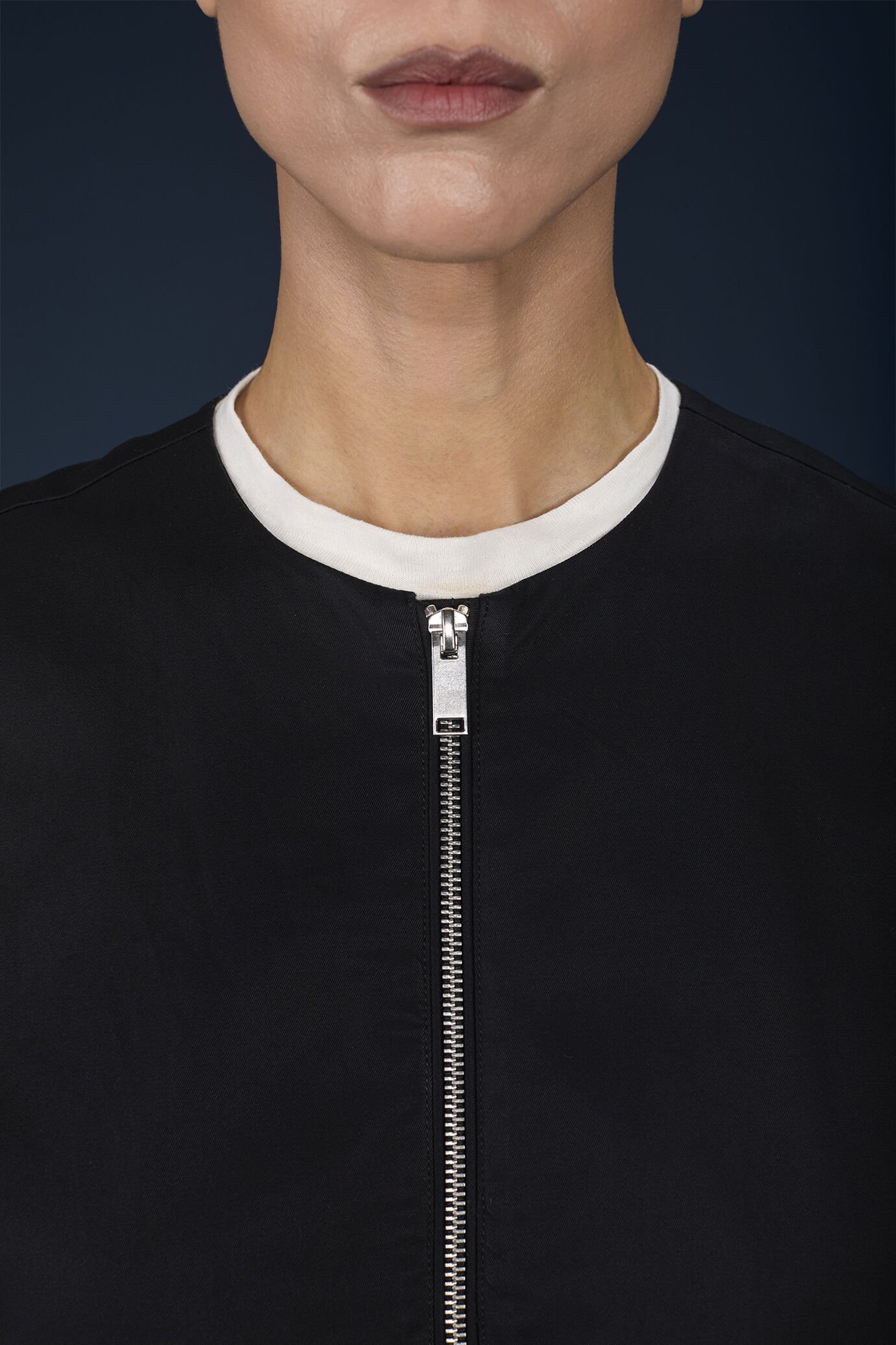 Gilet pour femme, ligne ovoïde et coupe oversize image number 2
