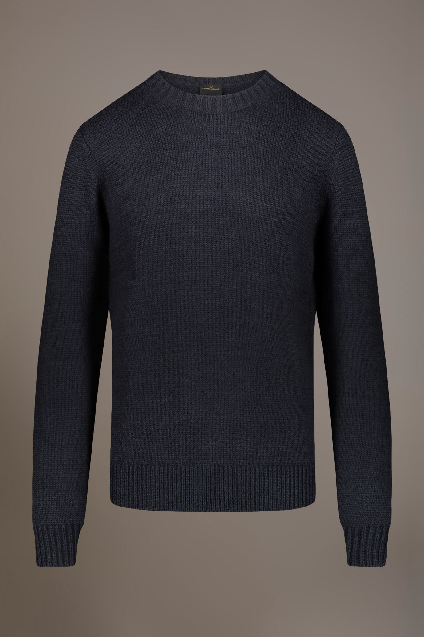 Round neck wool blend sweater image number 4