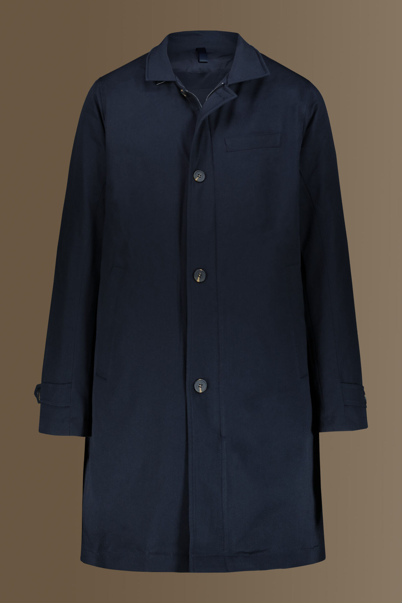 Coated padded tech trench image number 5