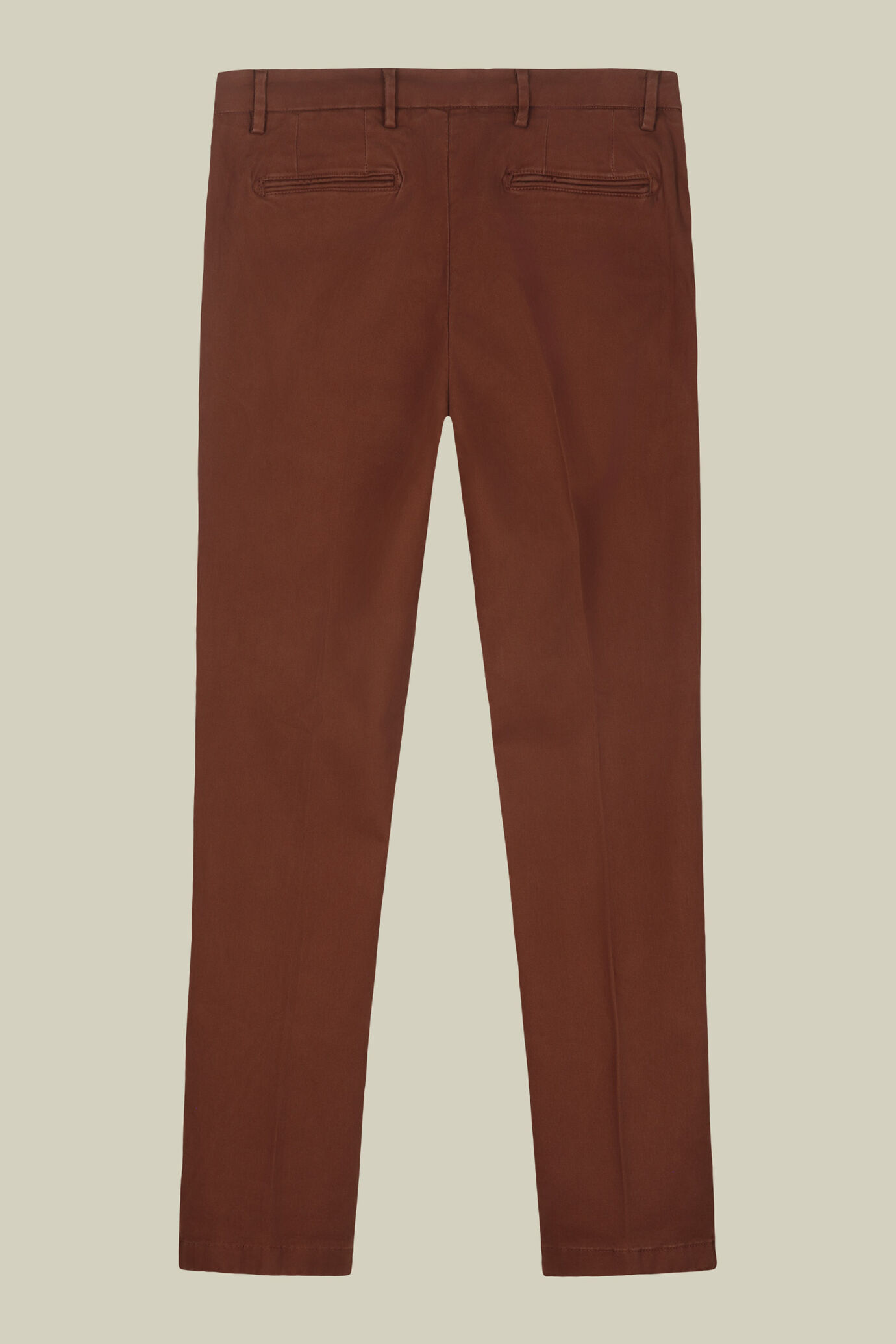 Classic men's chinos in regular fit with stretch twill construction image number 5