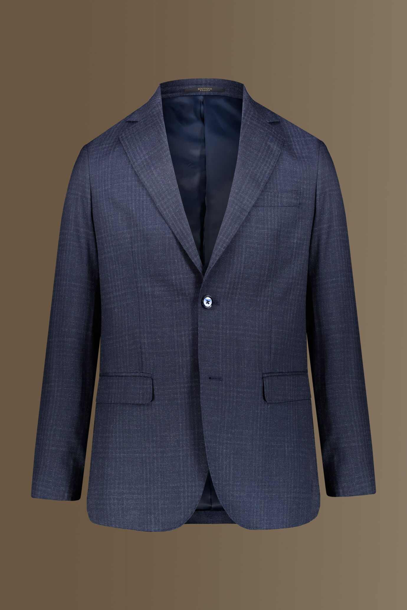 Single-breasted prince of wales fabric suit image number 5