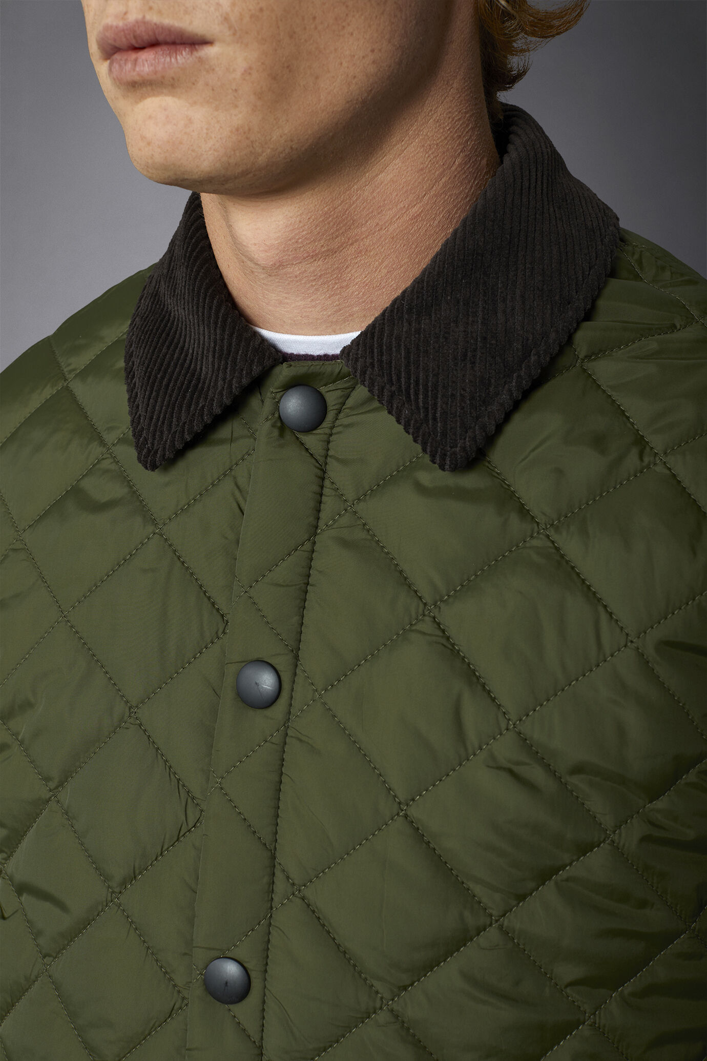 Men's regular fit quilted jacket image number 3