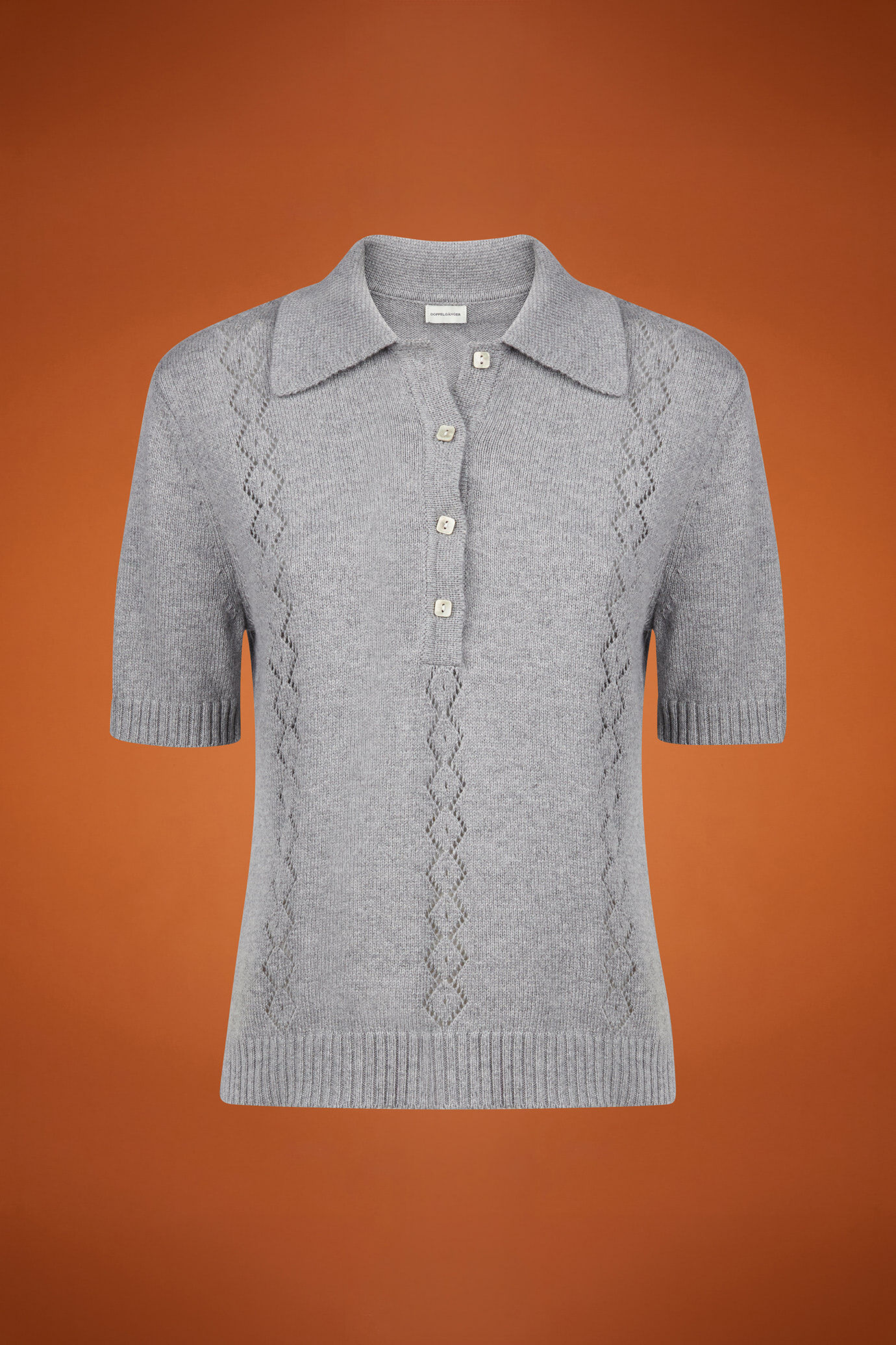 Polo in maglia donna mezza manica regular fit image number 4