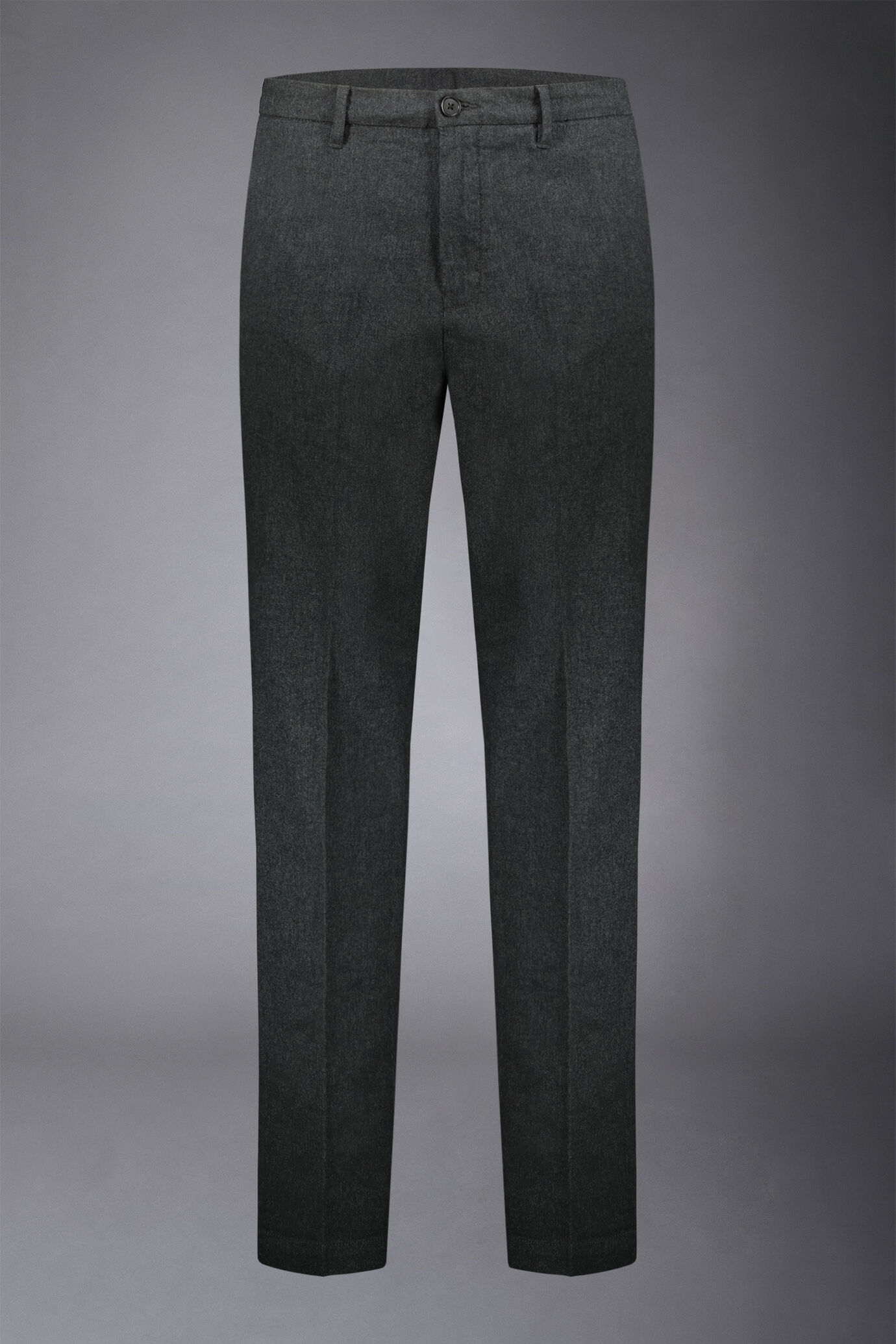 Men's chino pants regular fit twill melange construction image number 4