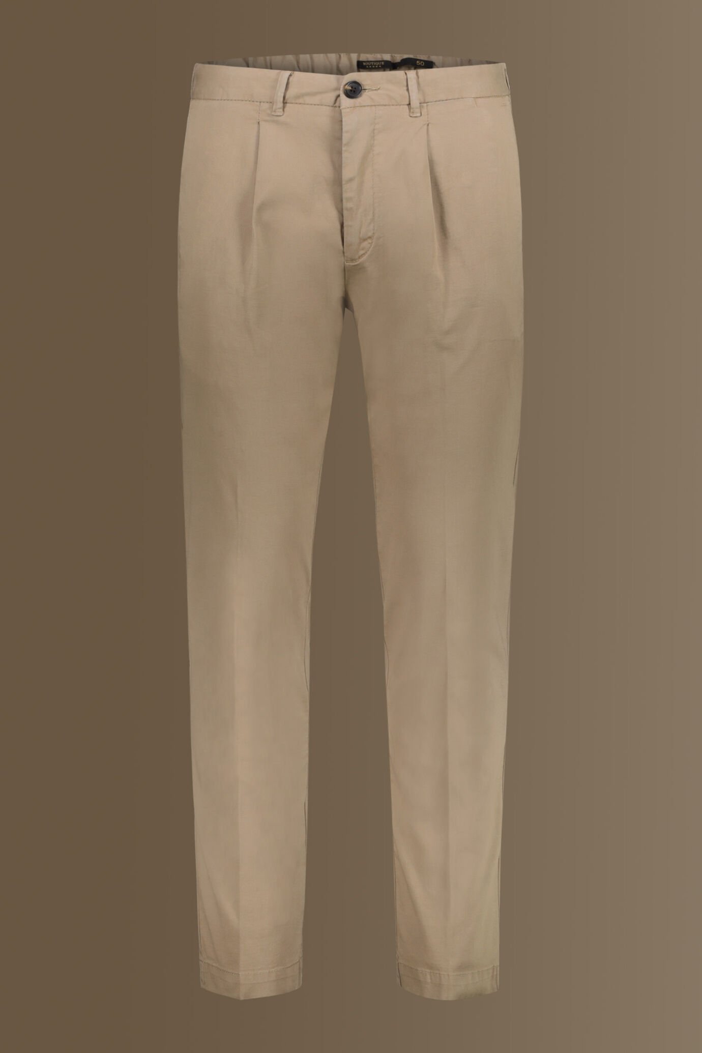 Pantalone uomo con elastico in vita e laccetti image number 5