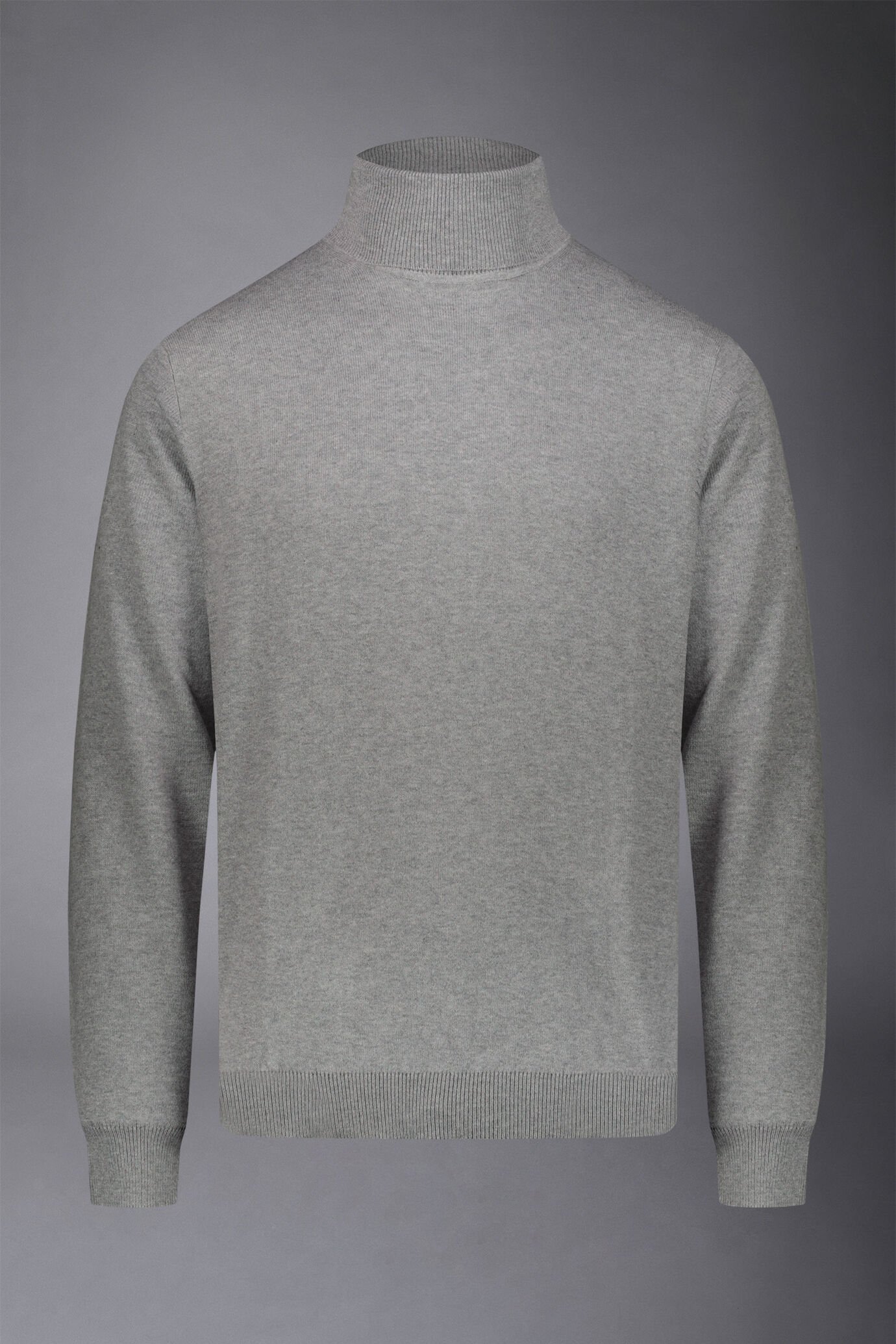 Rollkragenpullover aus Wolle und Baumwolle image number 4