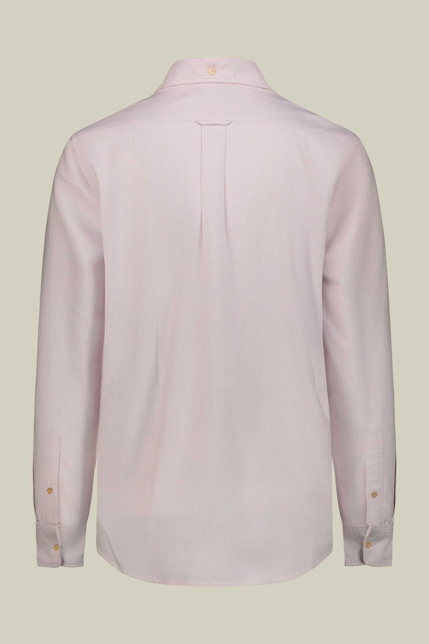 Herrenhemd aus 100 % Baumwolle Oxford mit Streifen und Button-Down-Kragen image number 5