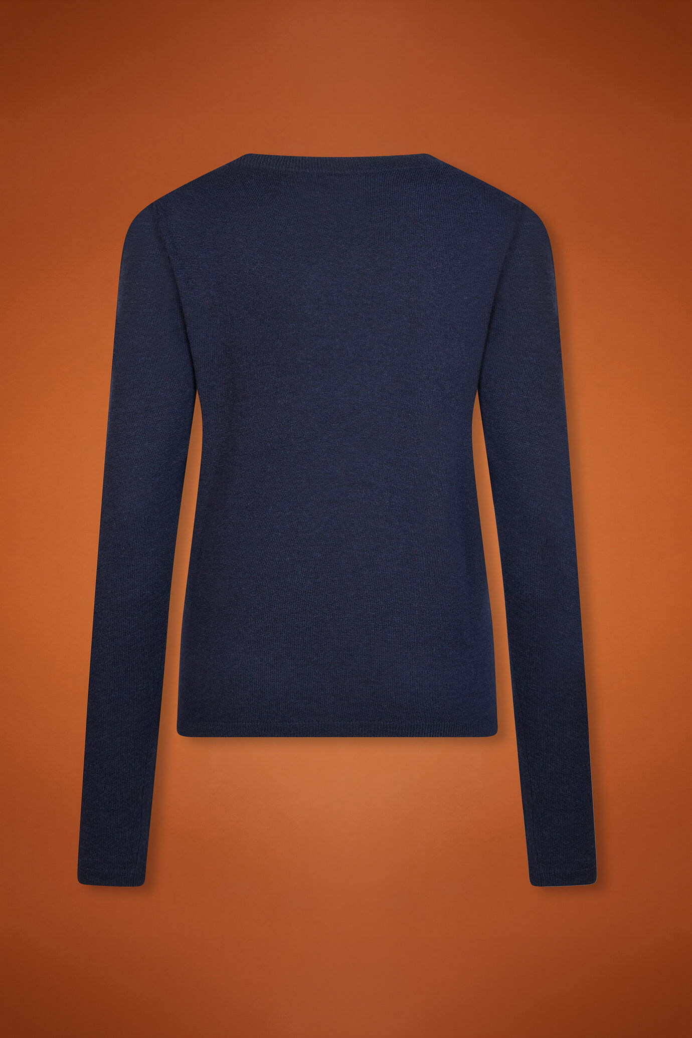 Pull col rond pour femme, coupe classique, en laine et cachemire image number 6