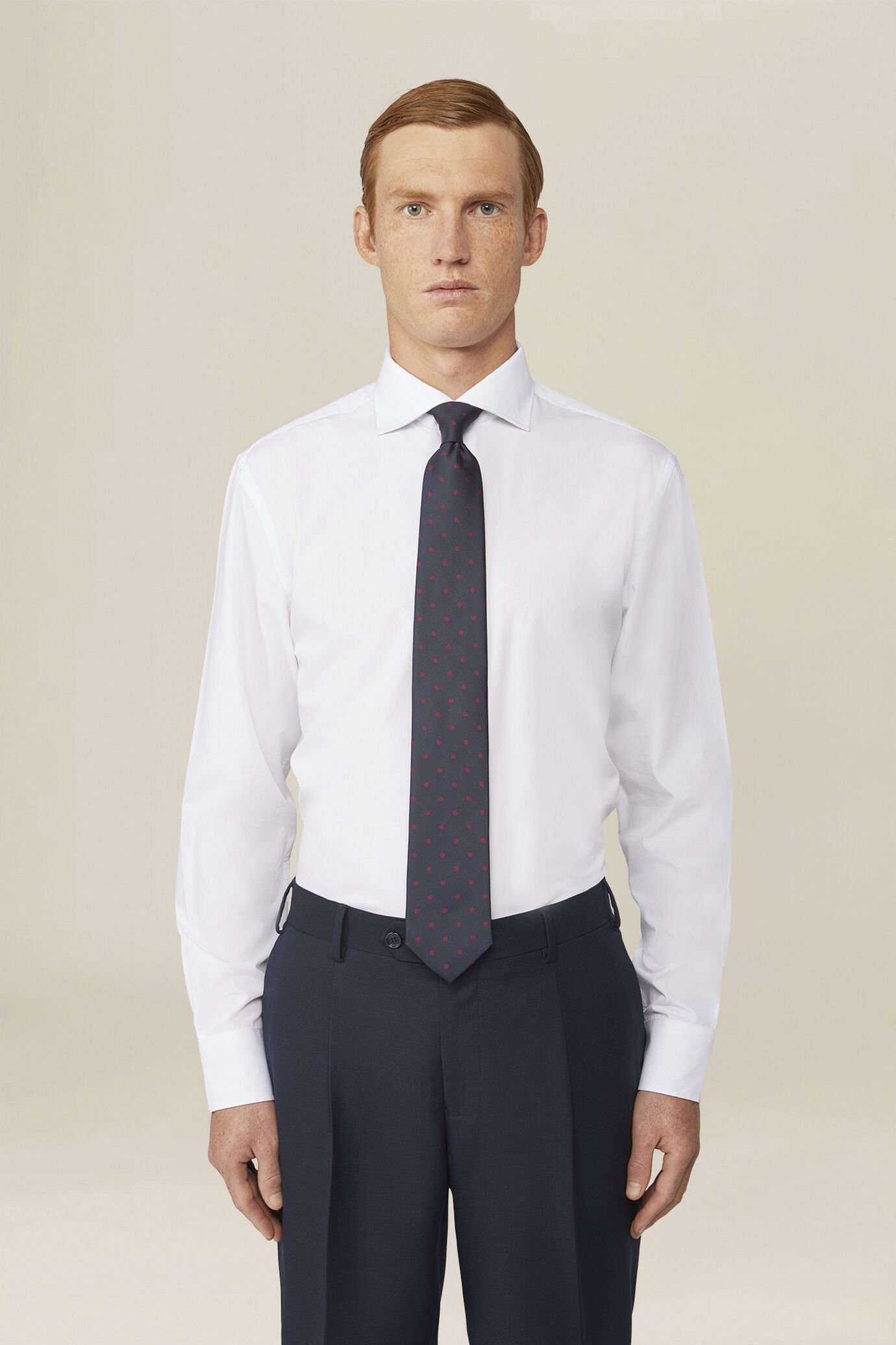 Chemise classique col fran&ccedil;ais homme uni