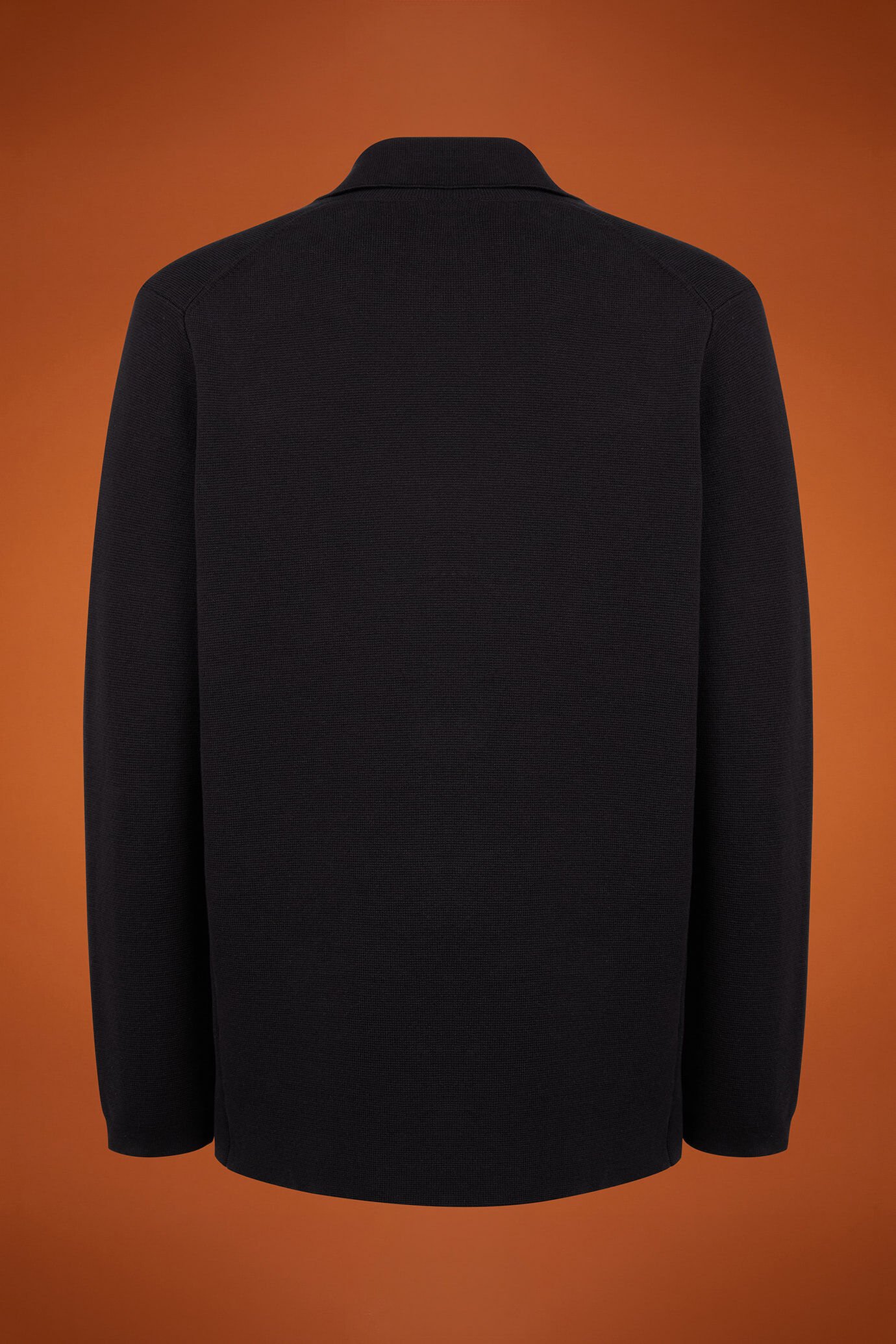 Cardigan uomo monopetto jersey 100% cotone Punto Milano regular fit image number 6